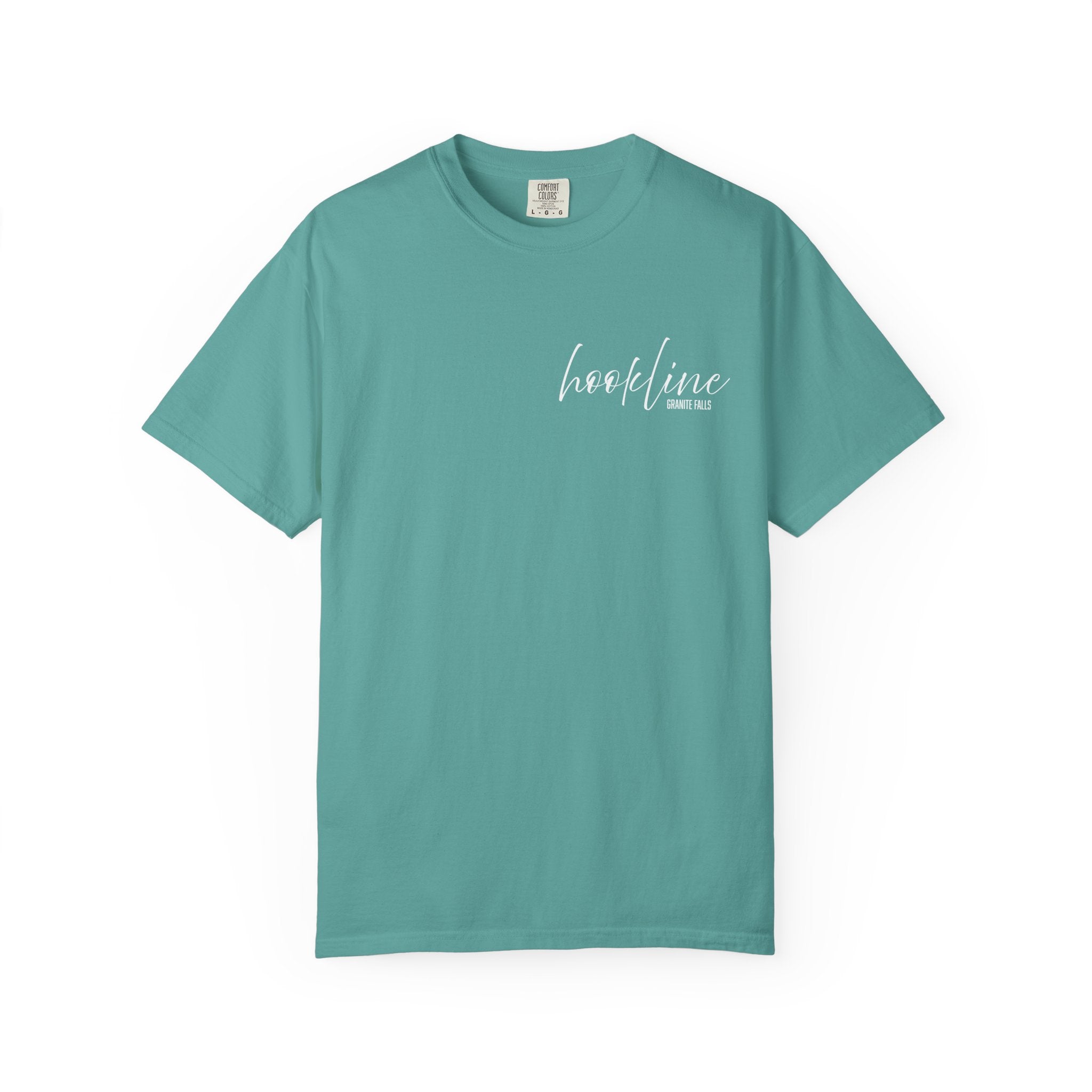 Hookline White Font T-shirt