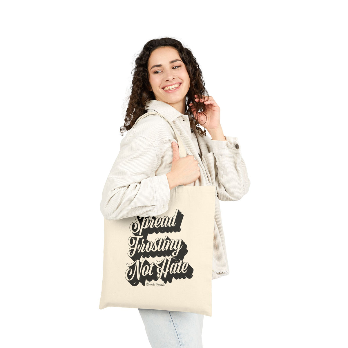 Wander — Spread Frosting Not Hate Reusable Canvas Shopper