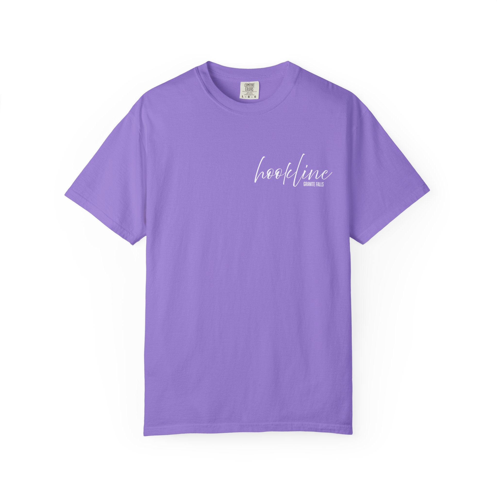 Hookline White Font T-shirt