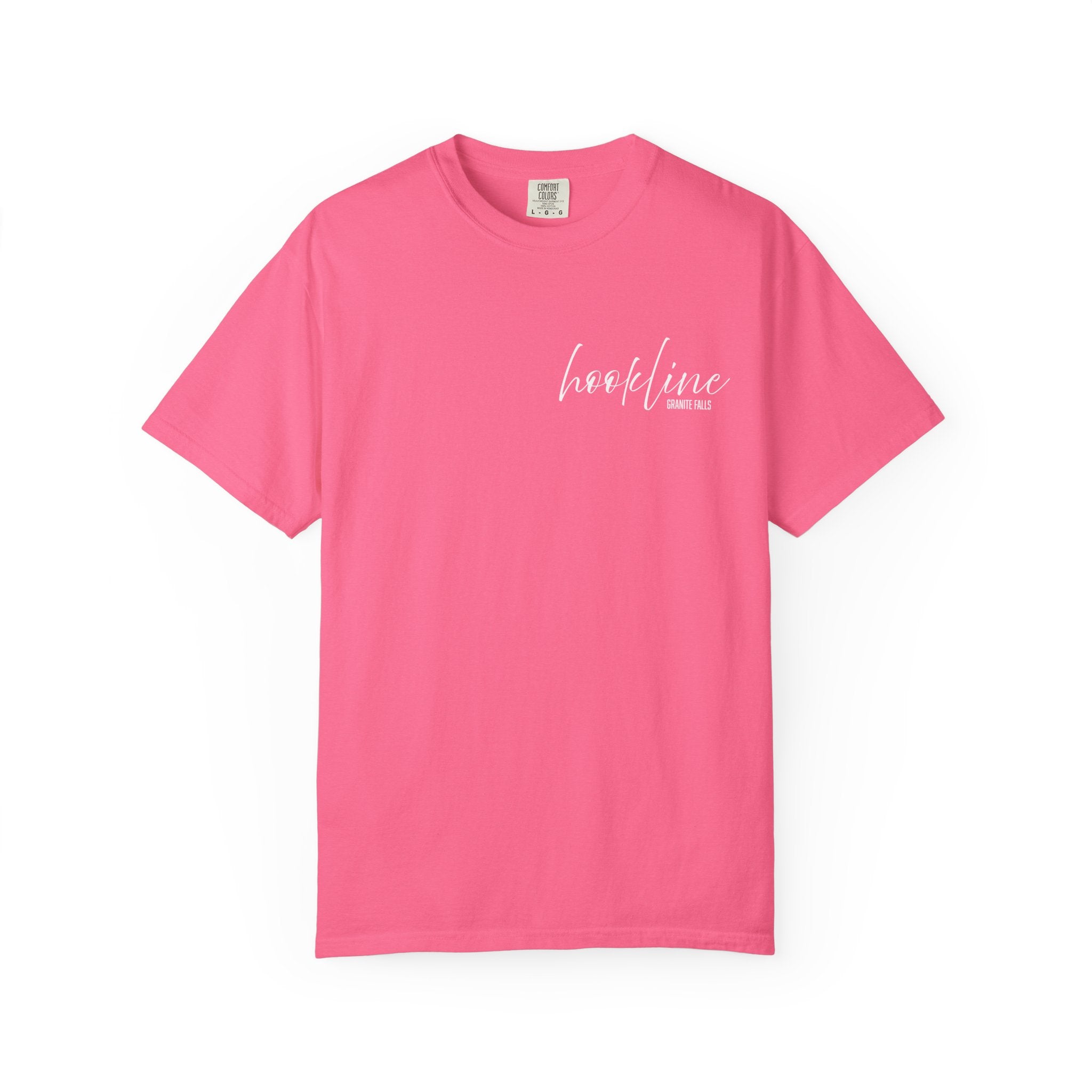 Hookline White Font T-shirt