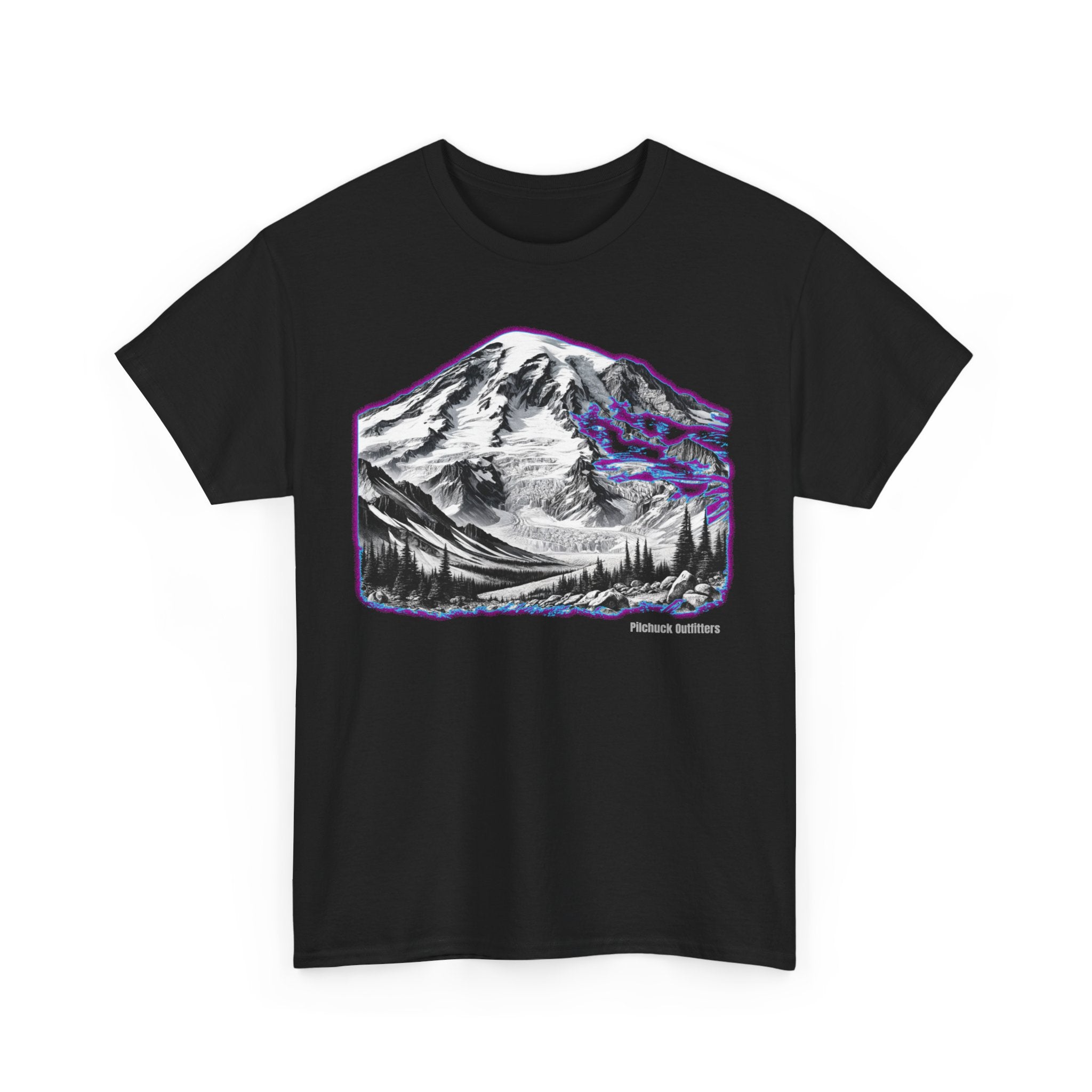 Mount Rainer Neon Unisex Heavy Cotton Tee