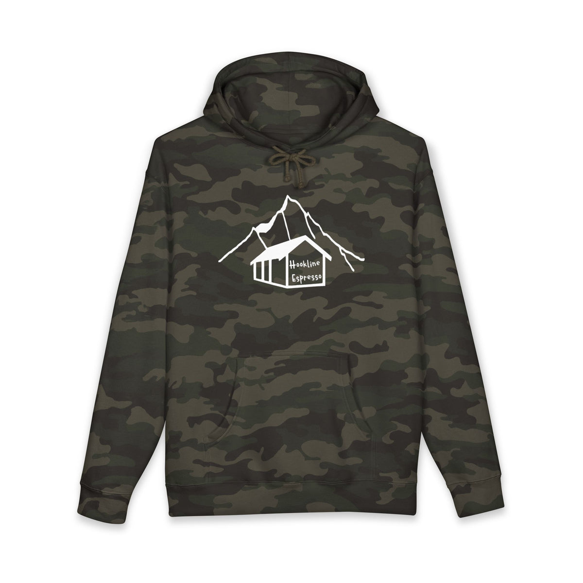 Hookline House Camo Hoodie