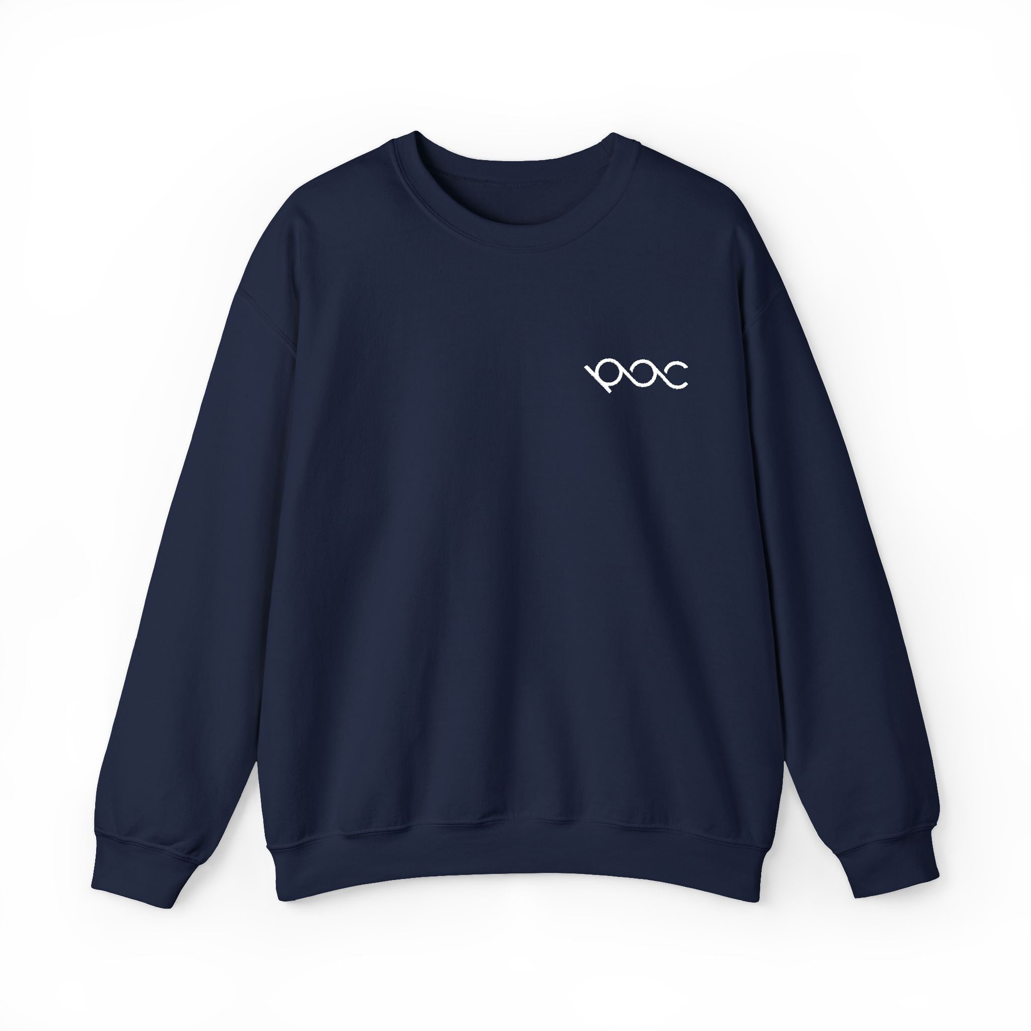 PAC White Embroidered Sweatshirt