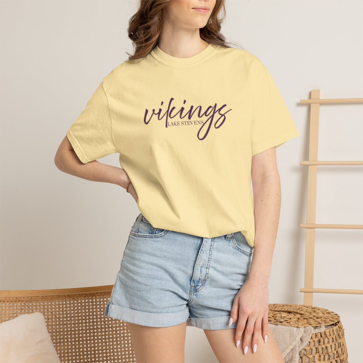 Lake Stevens Vikings Script Tee