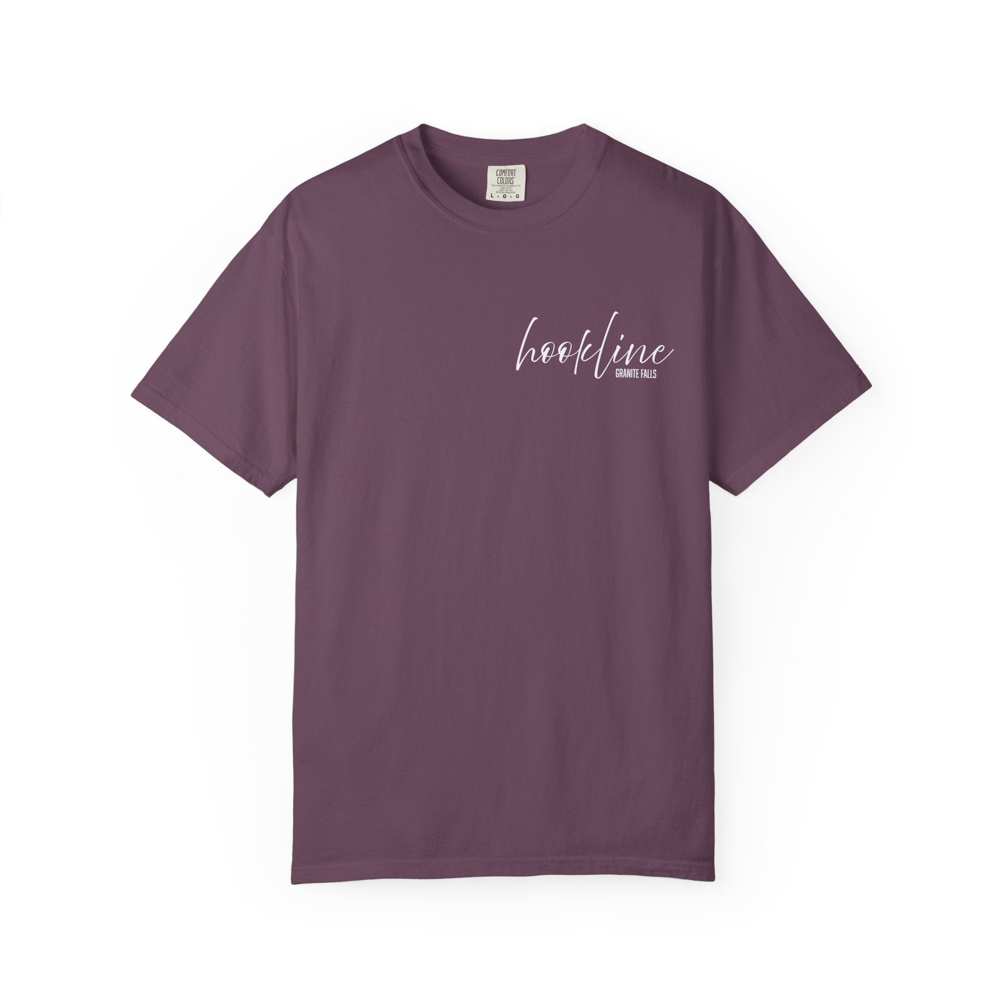 Hookline White Font T-shirt
