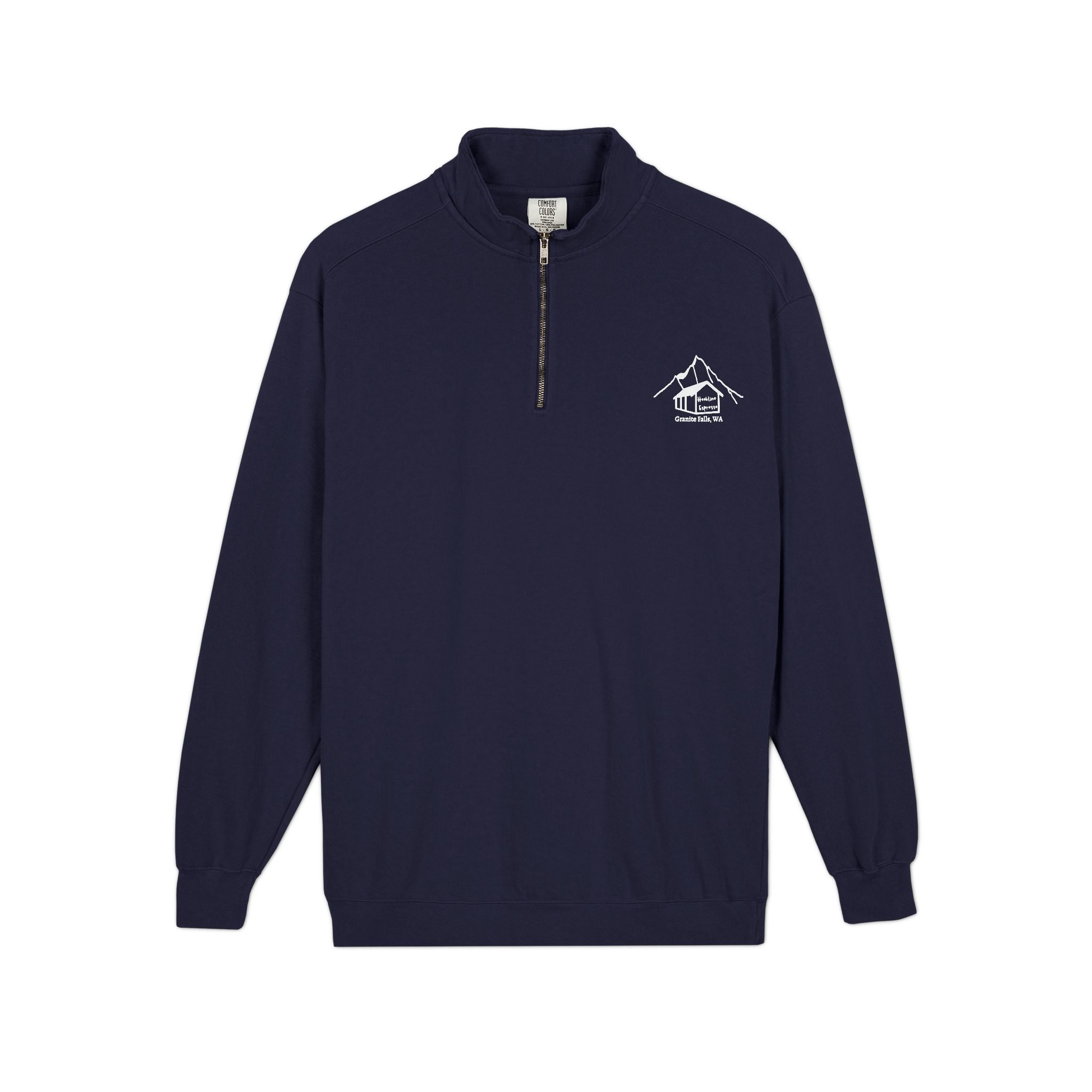 Quarter-Zip Sweatshirt — Hookline Espresso