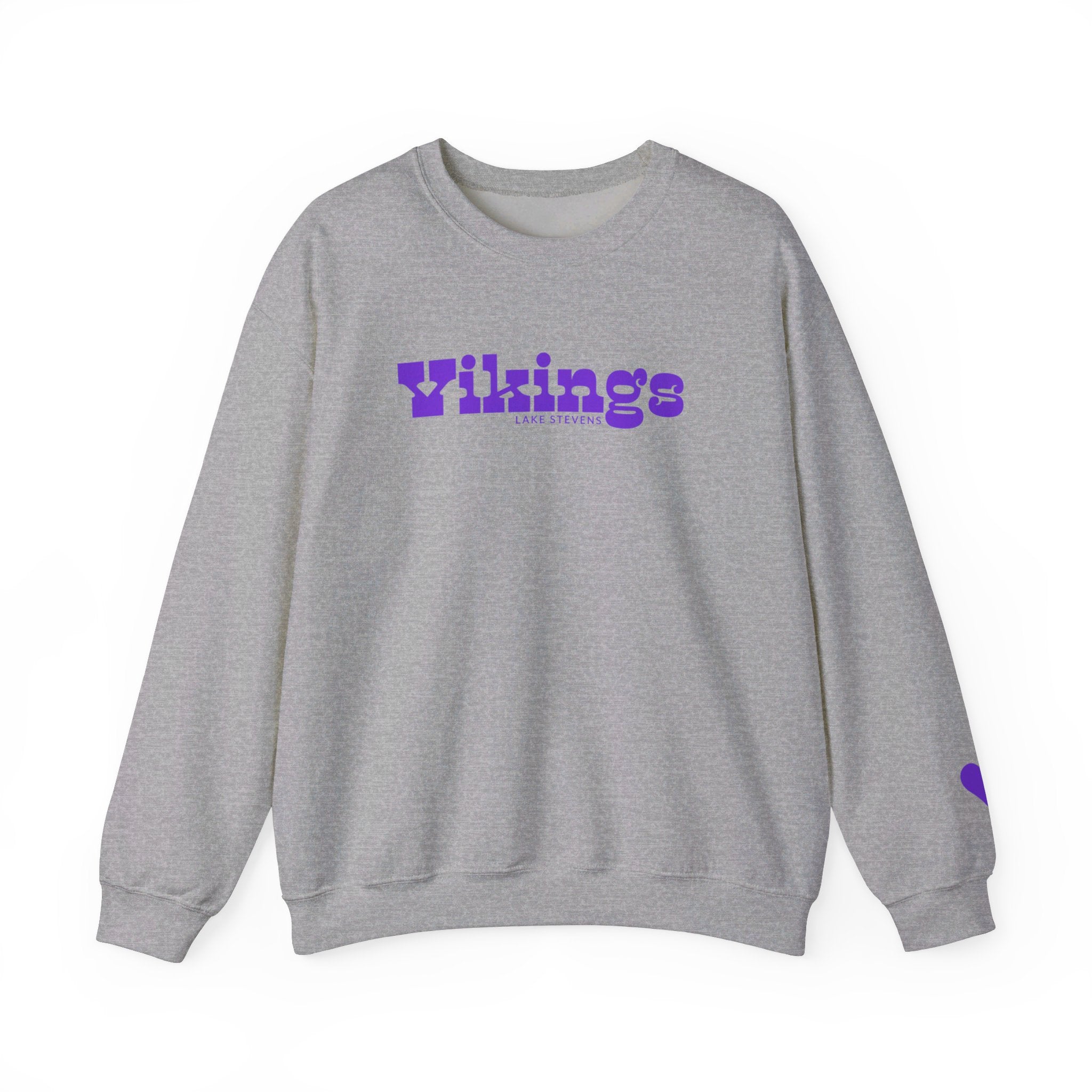 Lake Stevens Viking with Heart Sweatshirt
