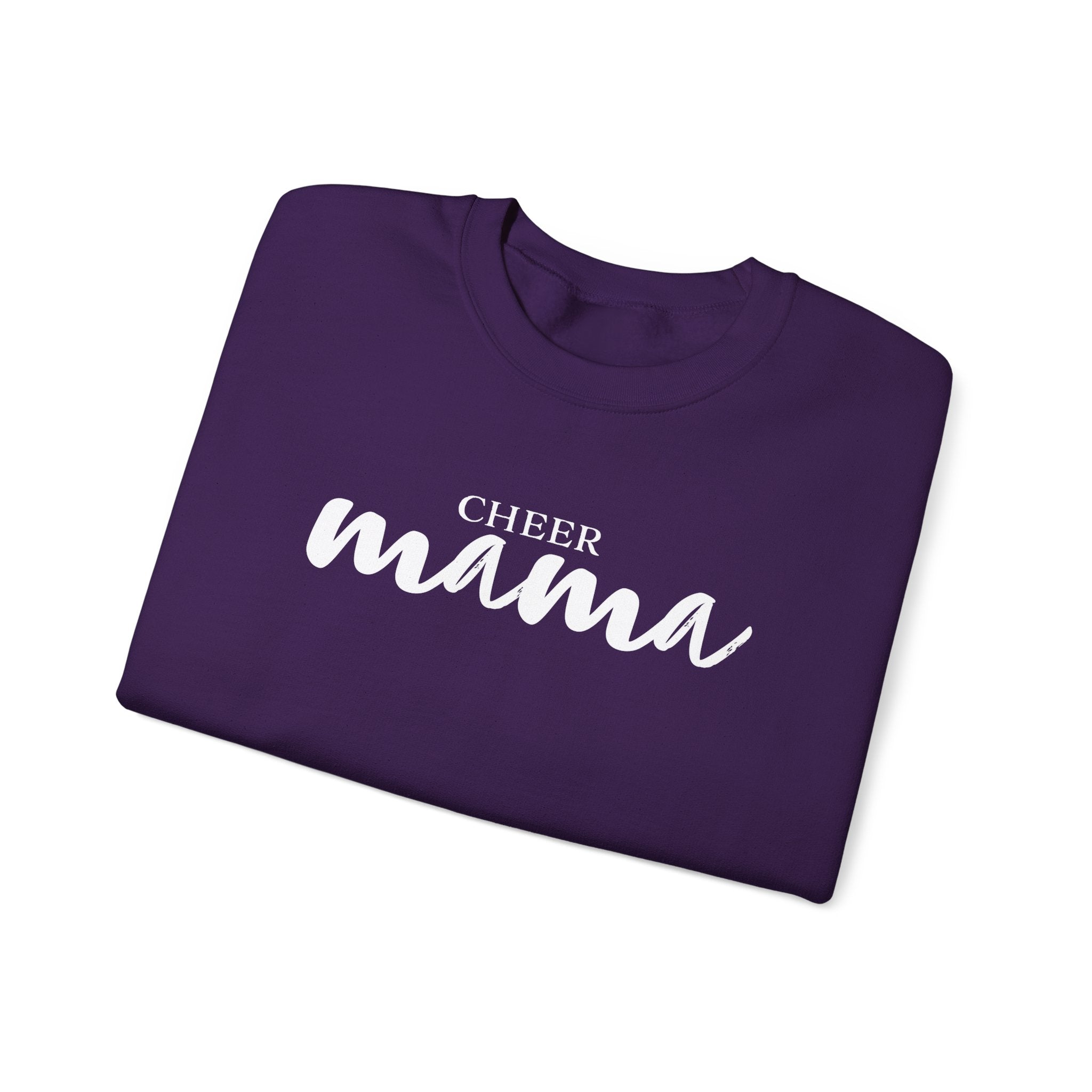 Cheer Mom Sweatshirt – Artistic Heart on Sleeve