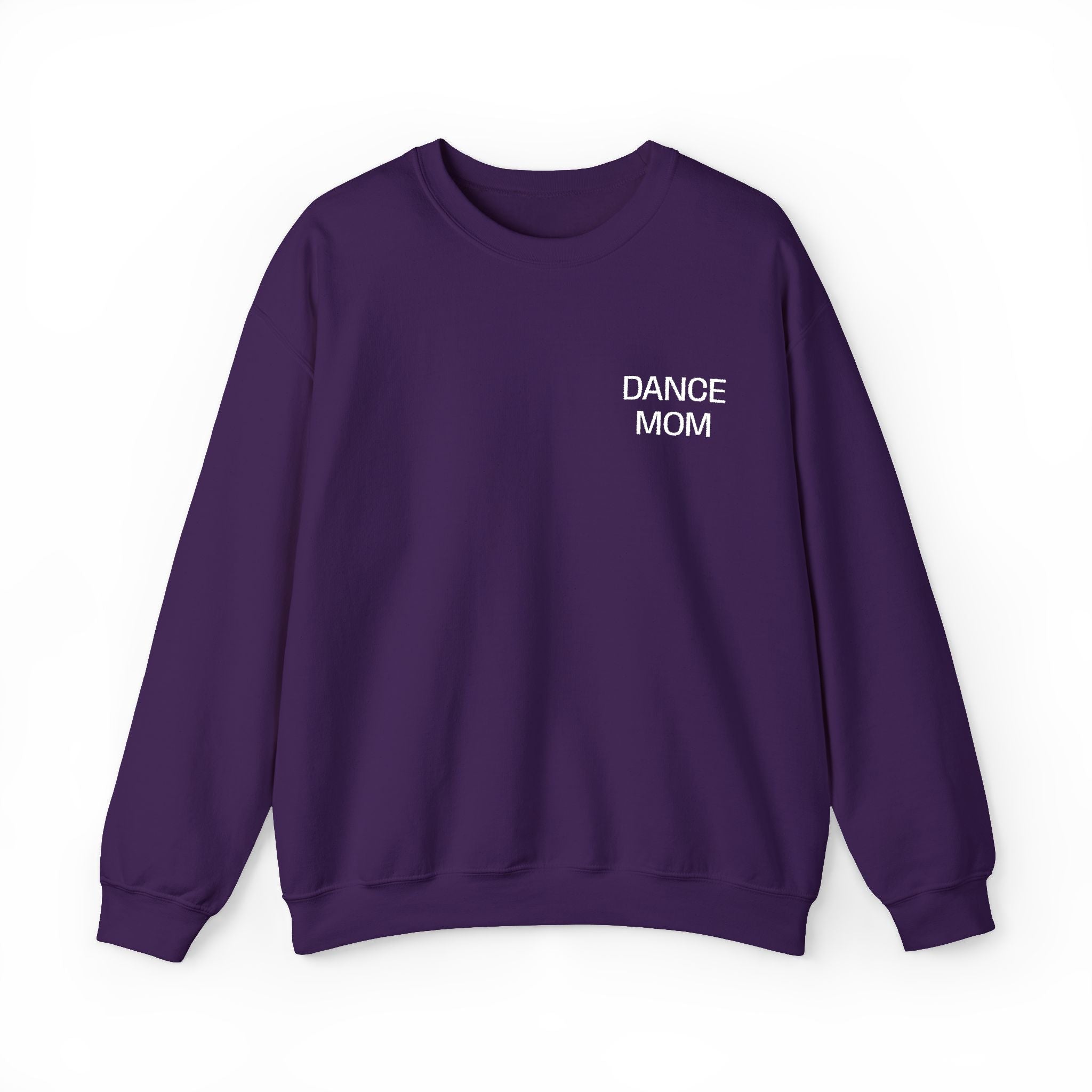 DANCE MOM White Embroidered Sweatshirt