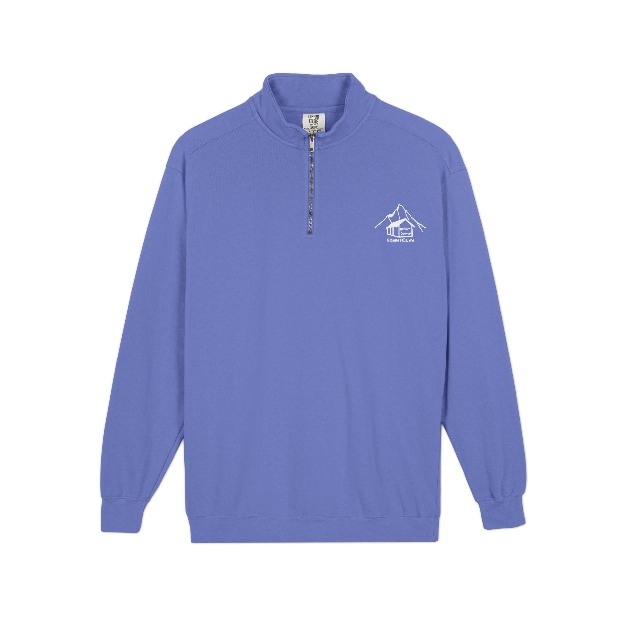 Quarter-Zip Sweatshirt — Hookline Espresso