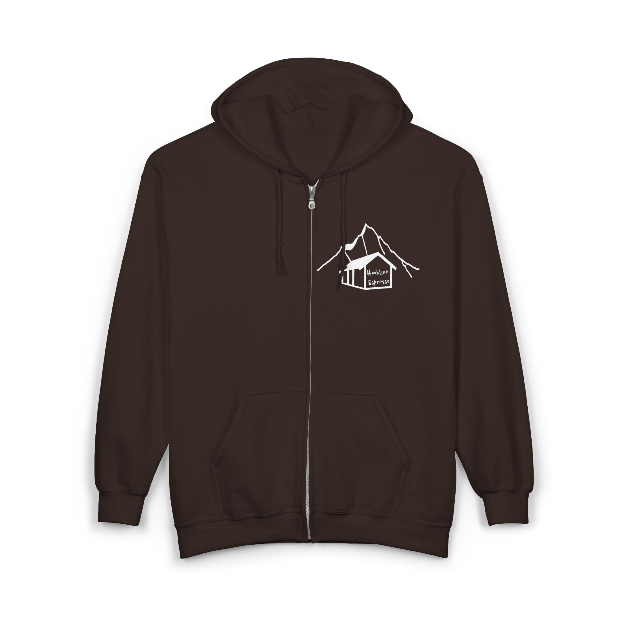 Hookline Espresso Classic Logo Zipup