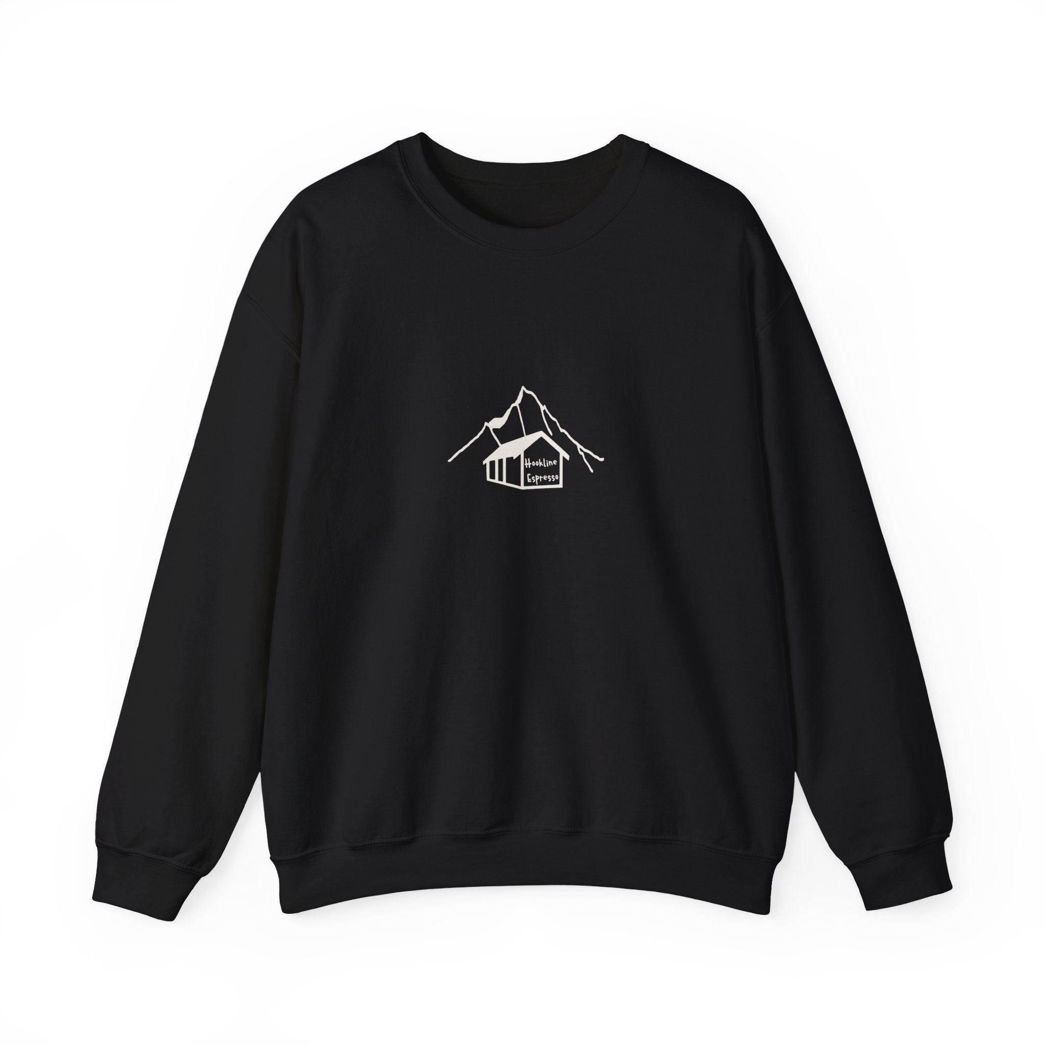 Hookline Espresso — Crewneck Sweatshirt