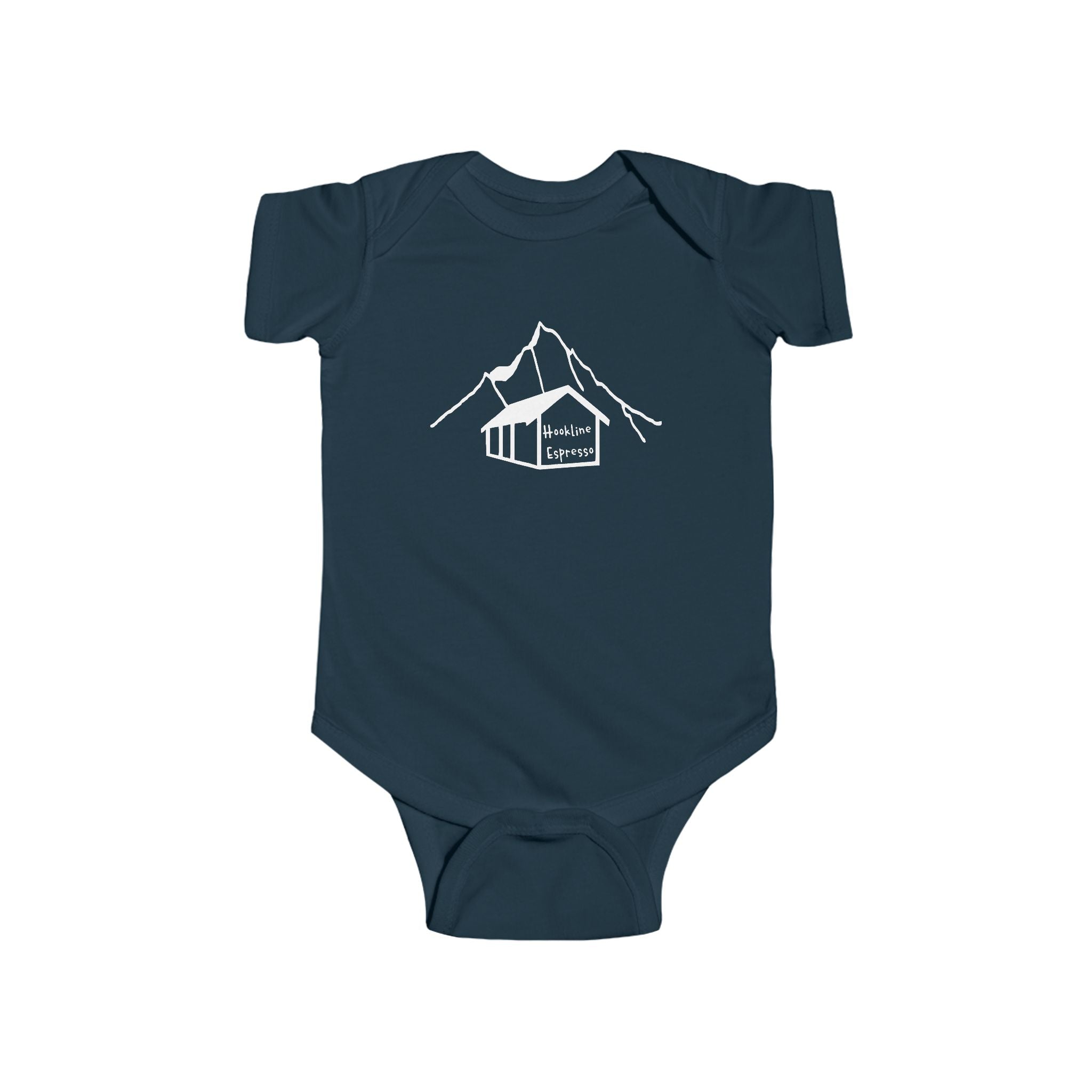 Hookline Espresso Baby Bodysuit