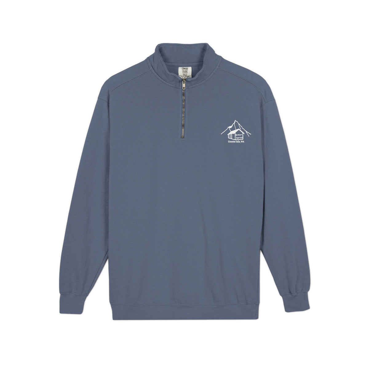 Quarter-Zip Sweatshirt — Hookline Espresso