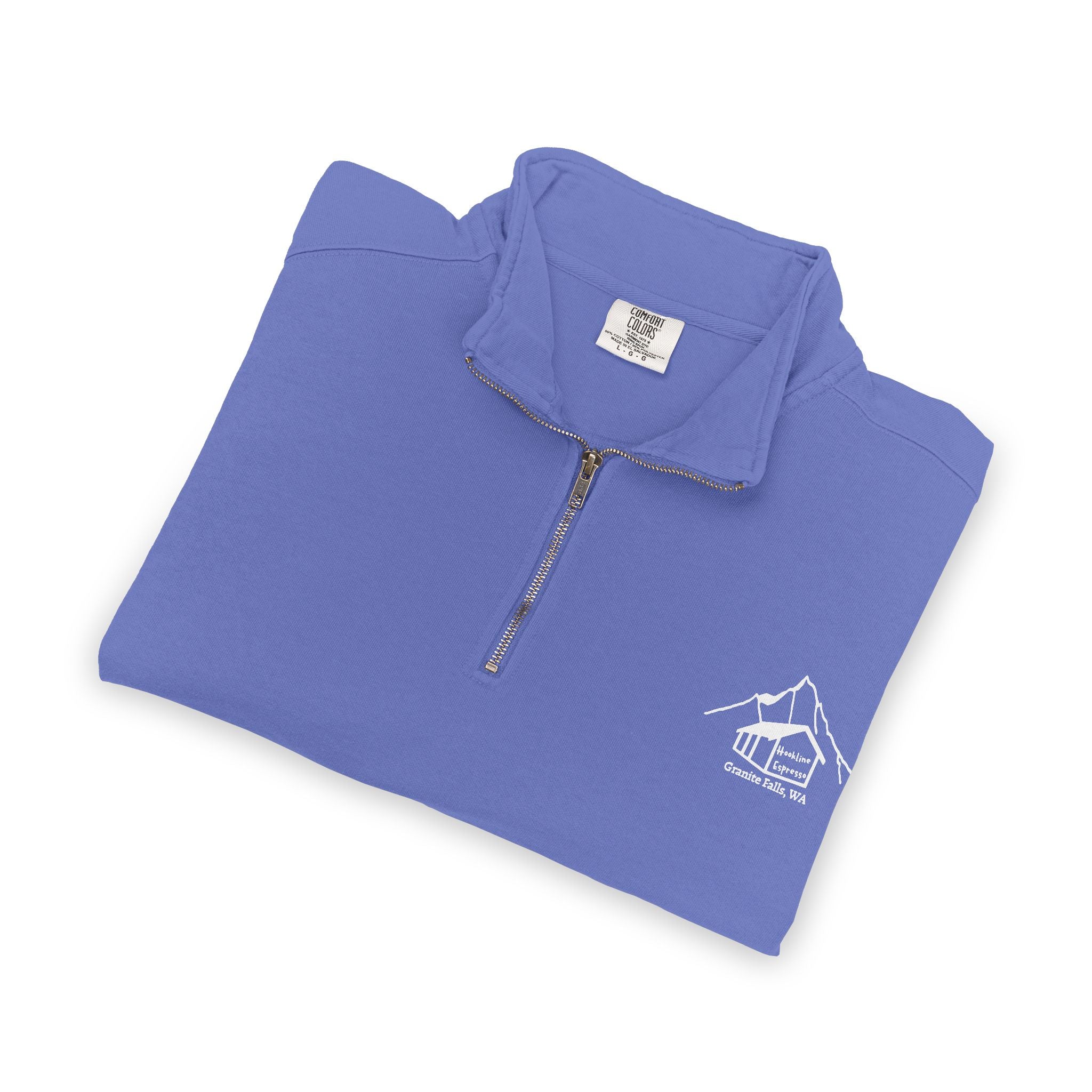 Quarter-Zip Sweatshirt — Hookline Espresso