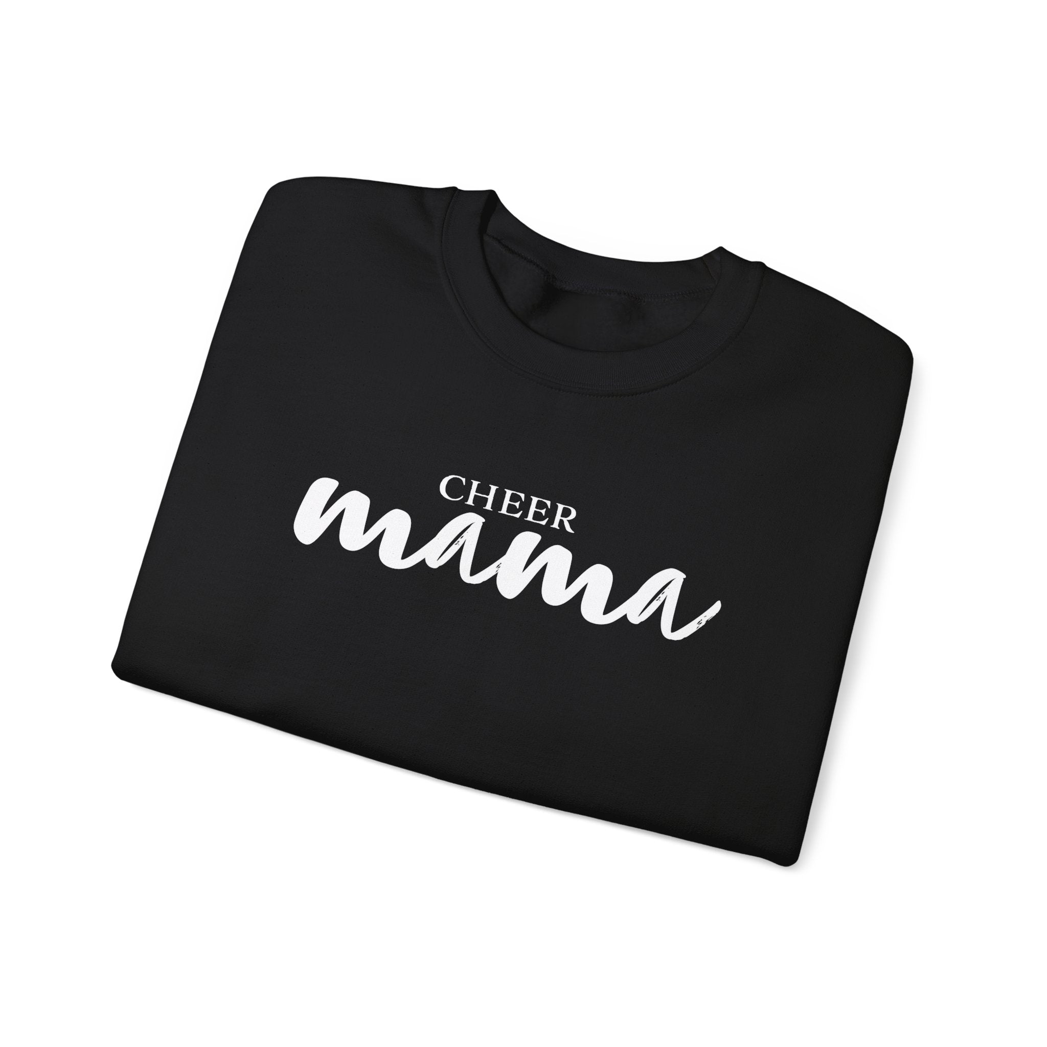 Cheer Mom Sweatshirt – Artistic Heart on Sleeve