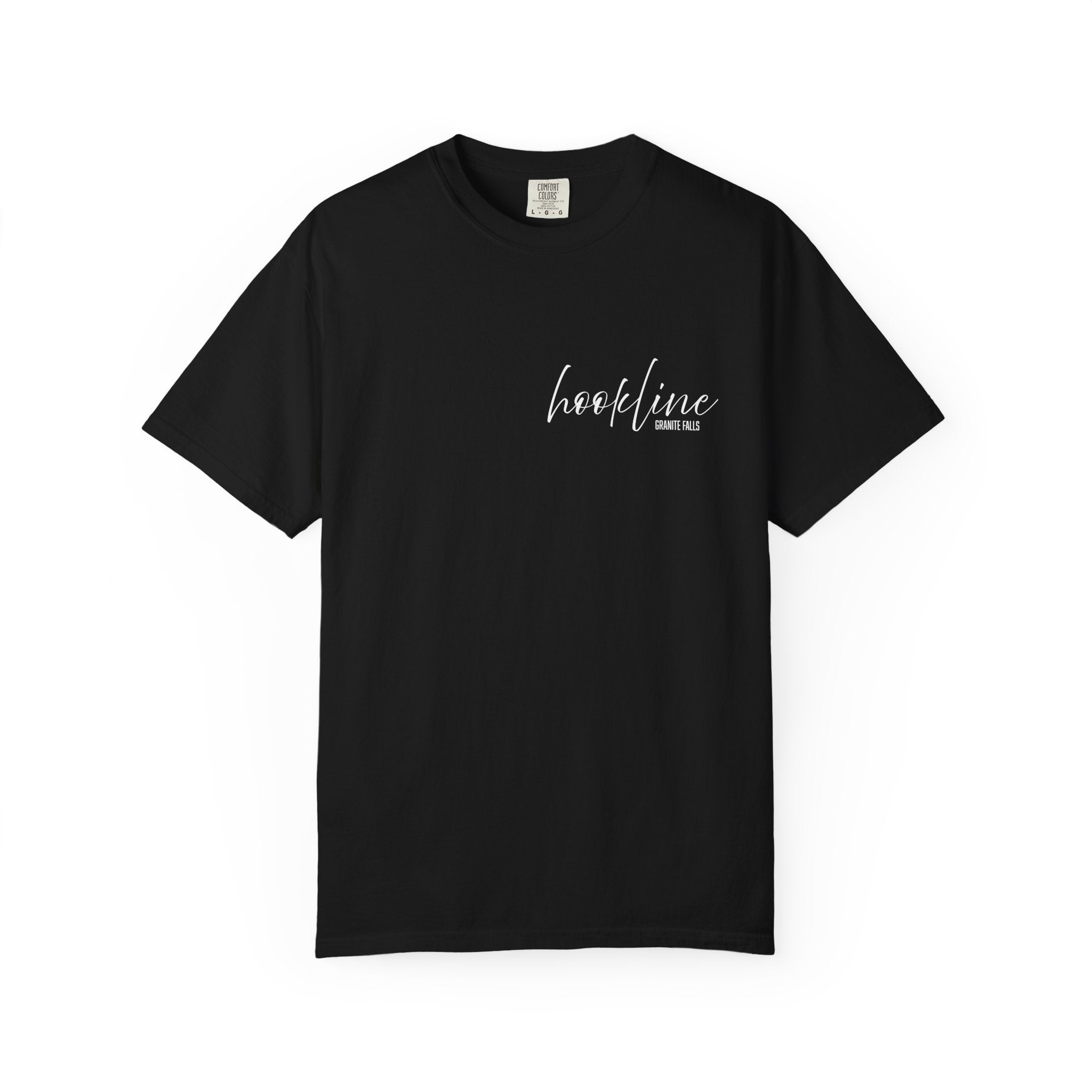 Hookline White Font T-shirt
