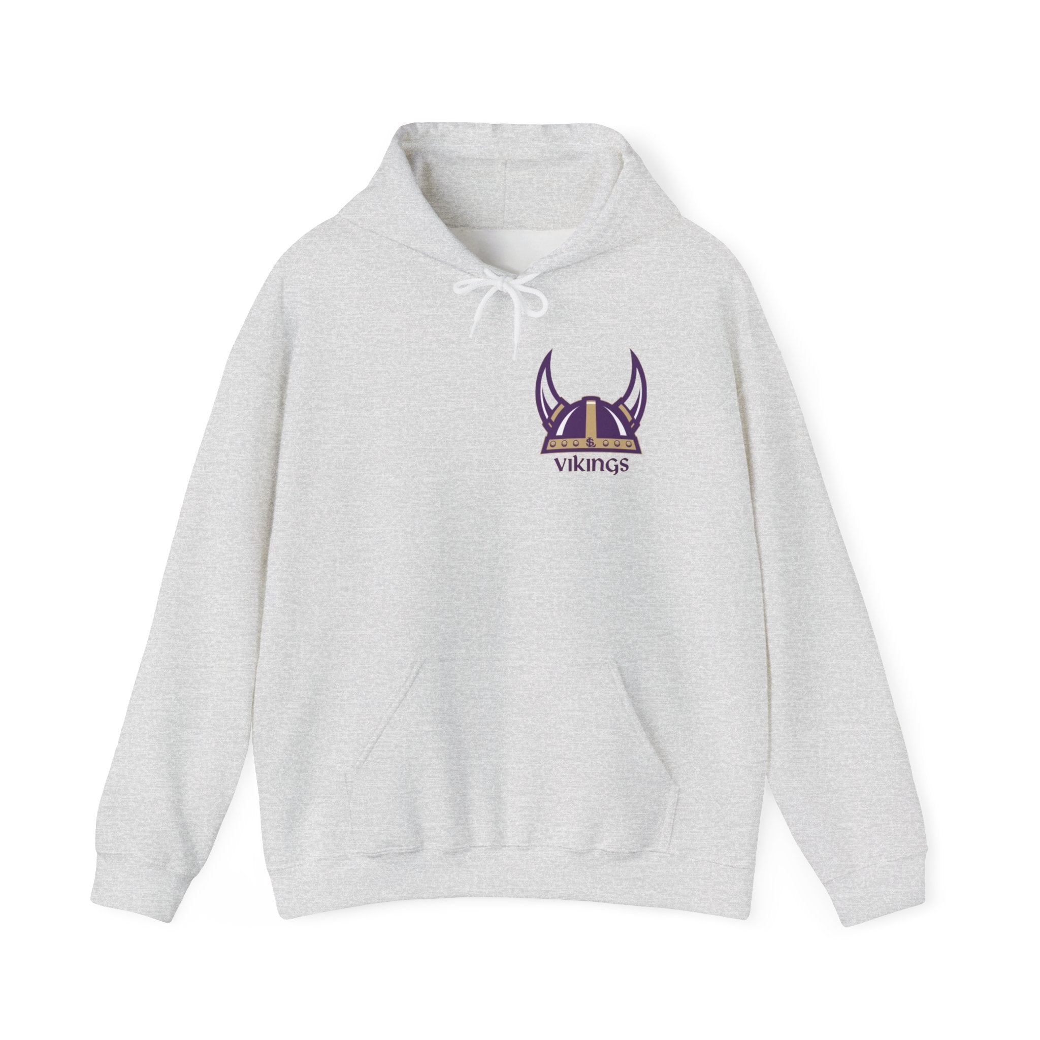 Vikings Helmet Logo Hoodie
