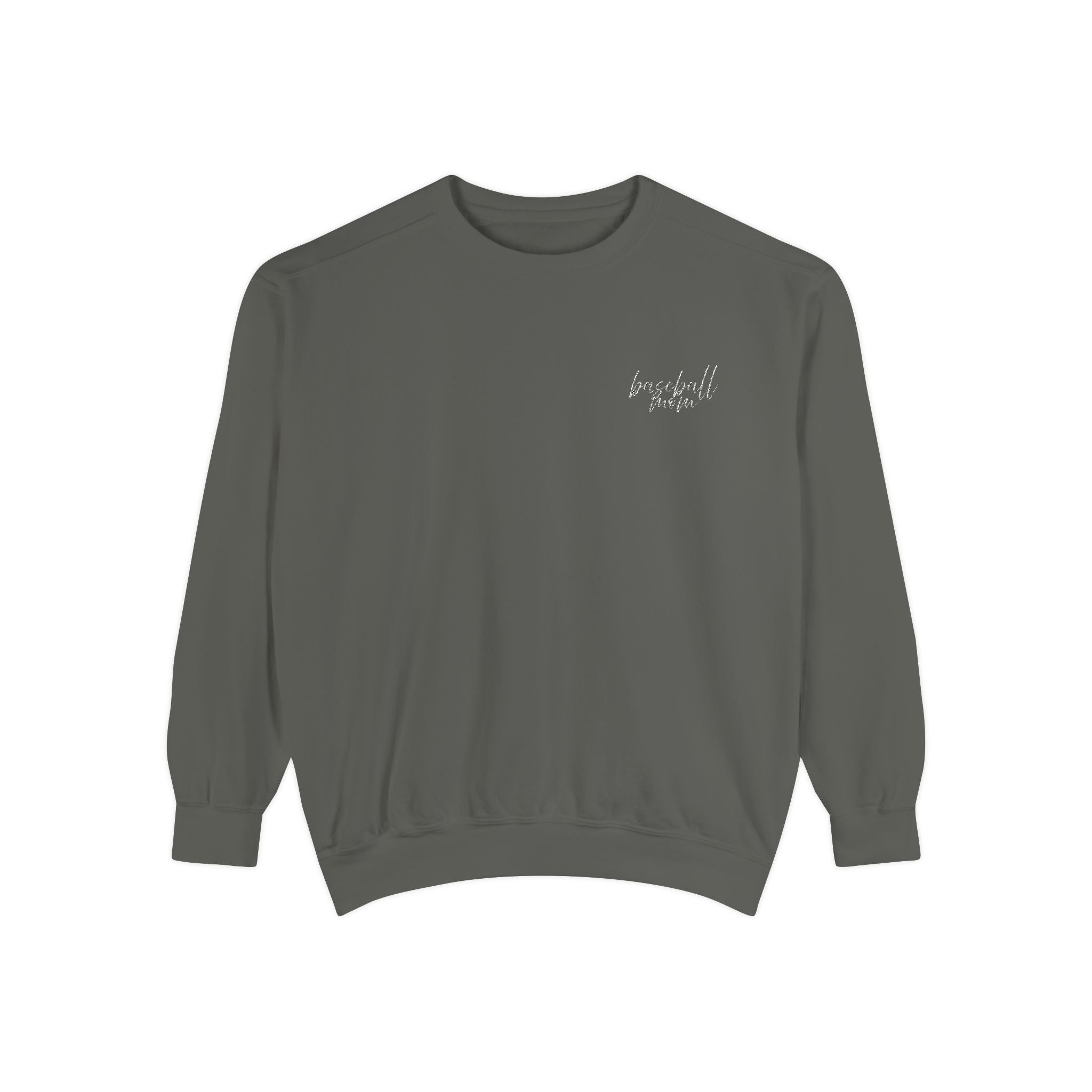 Baseball Mom Embroidered Sweatshirt