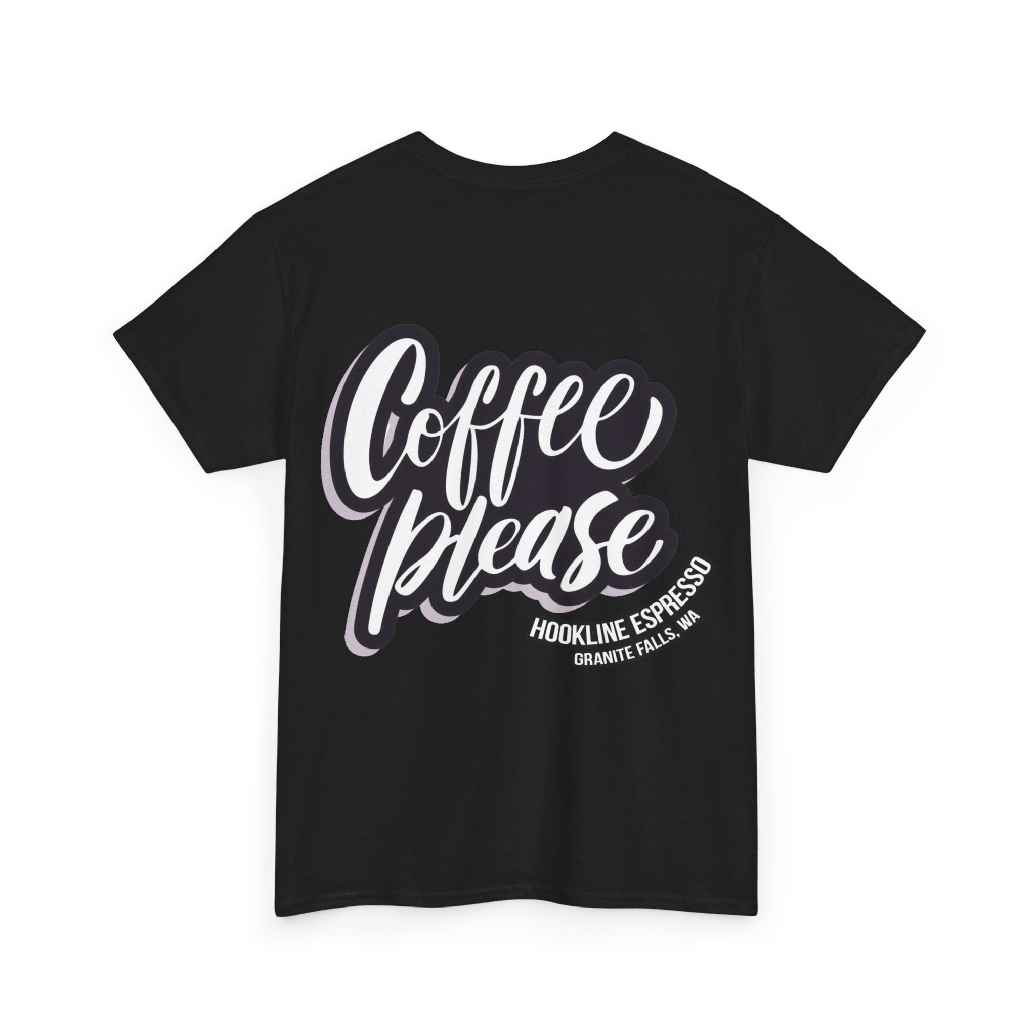 Hookline Coffee Please Unisex Heavy Cotton Tee