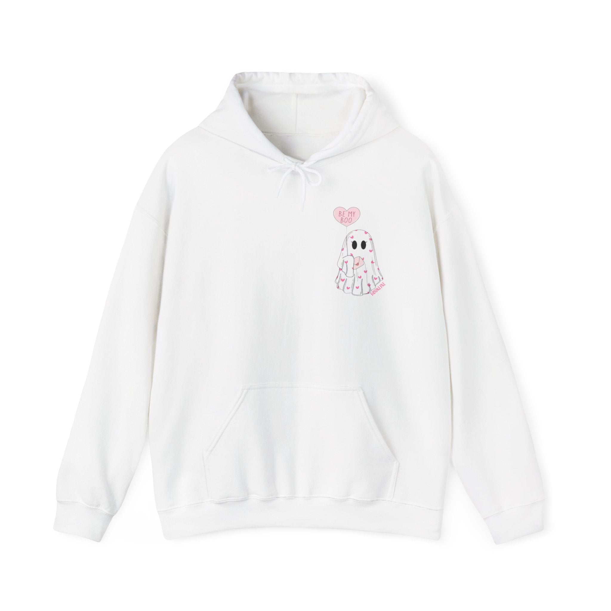 Cute Pink Hookline Ghost Hoodie