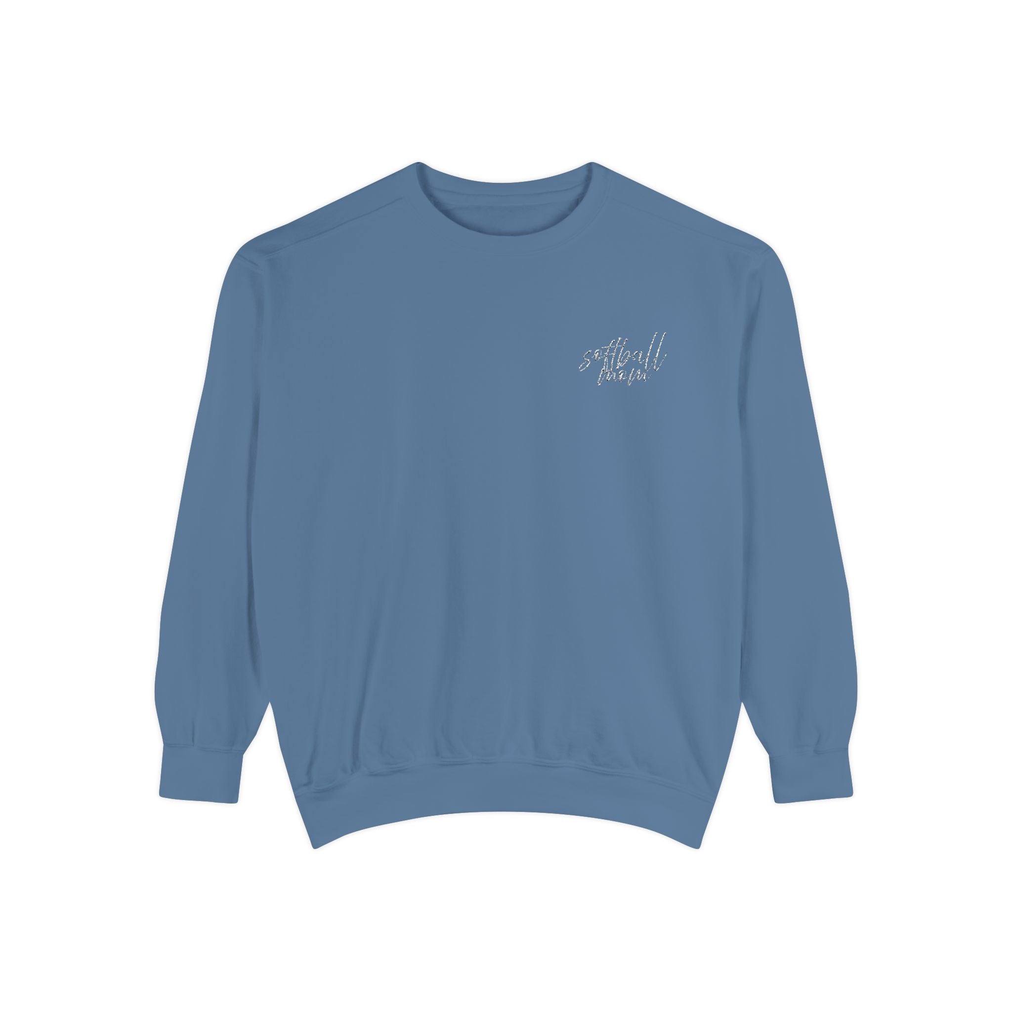 Softball Mom Embroidered Sweatshirt