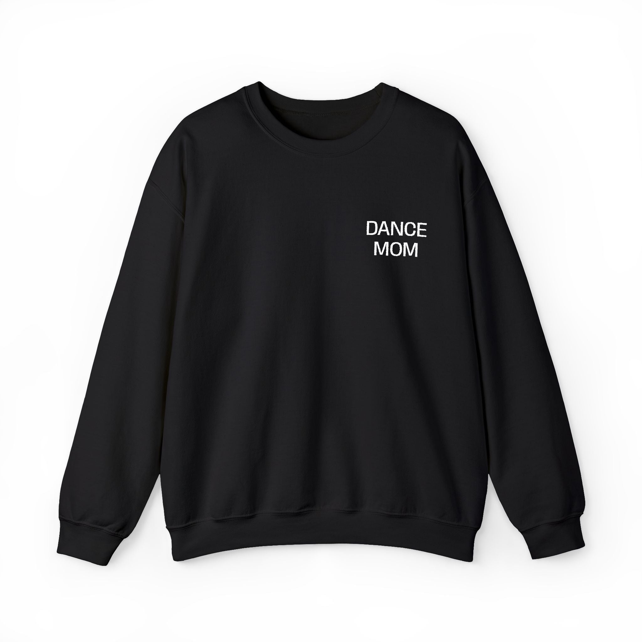 DANCE MOM White Embroidered Sweatshirt