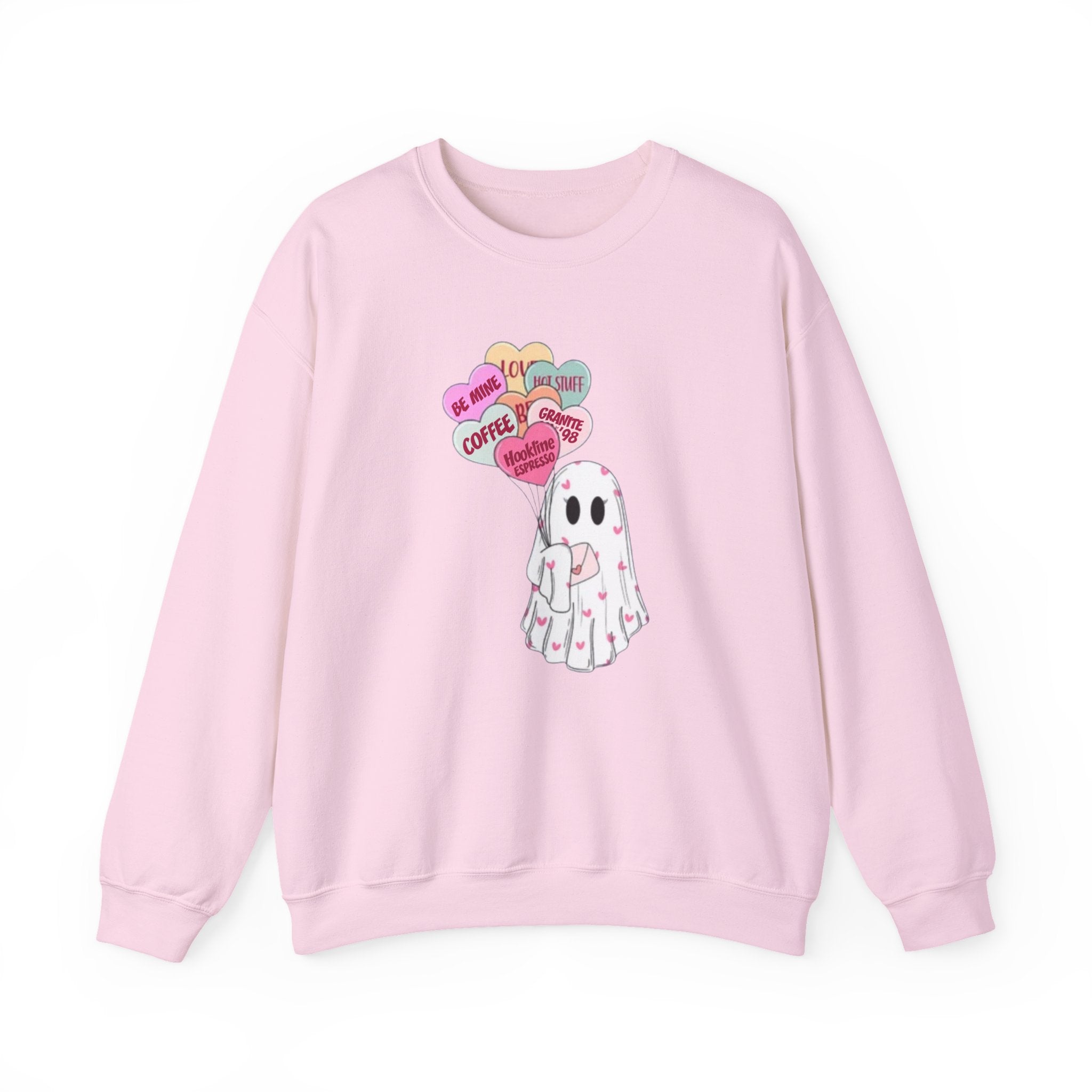 Conversation Hearts Hookline Crewneck