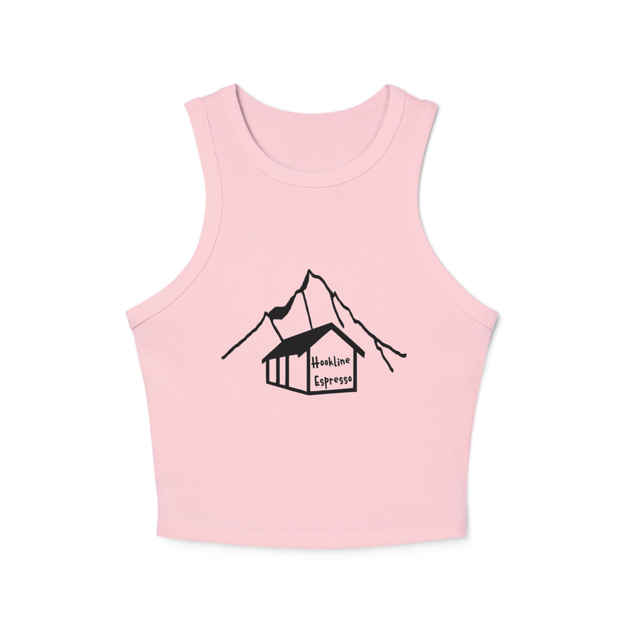 Hookline Espresso Racer Tank Top for Women