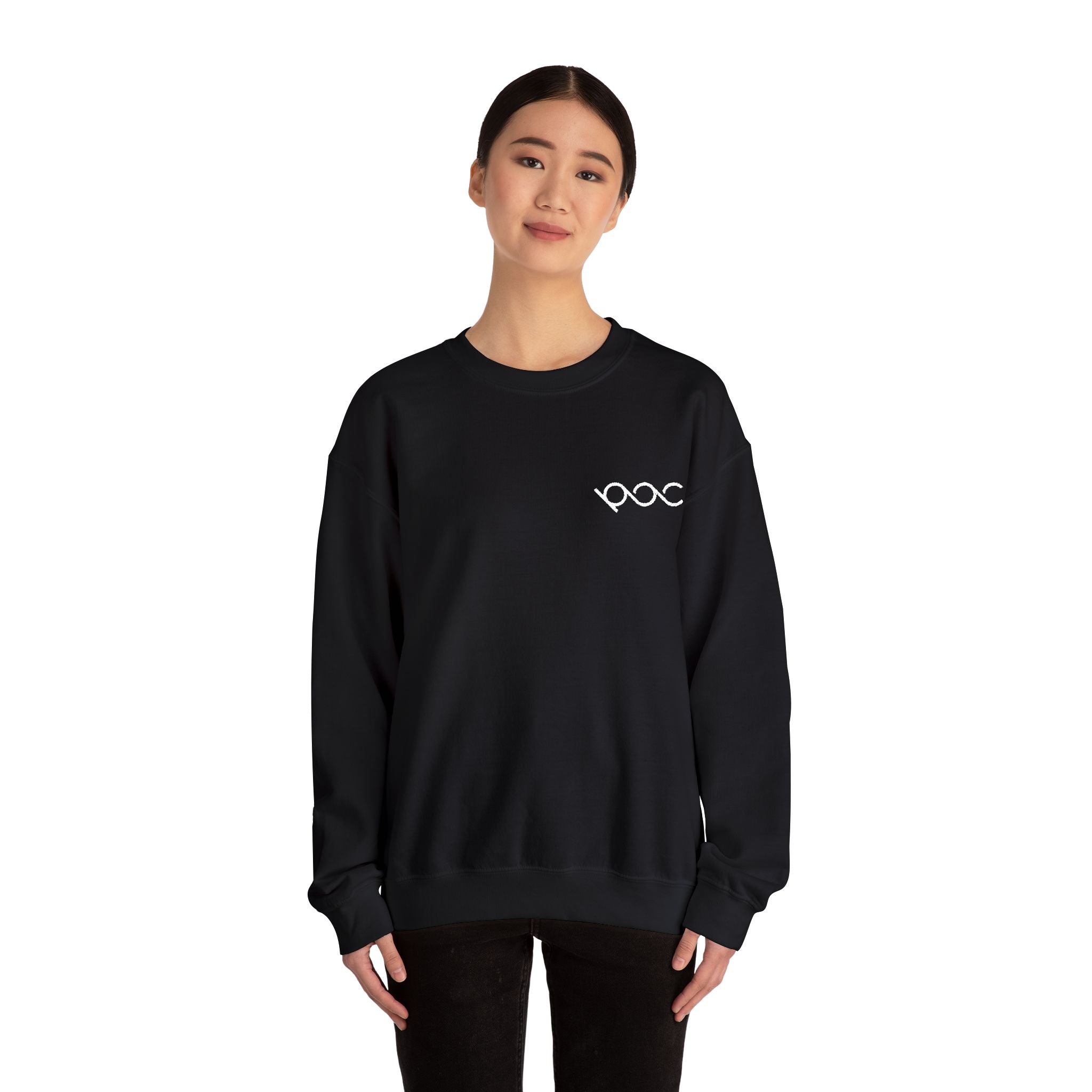PAC White Embroidered Sweatshirt