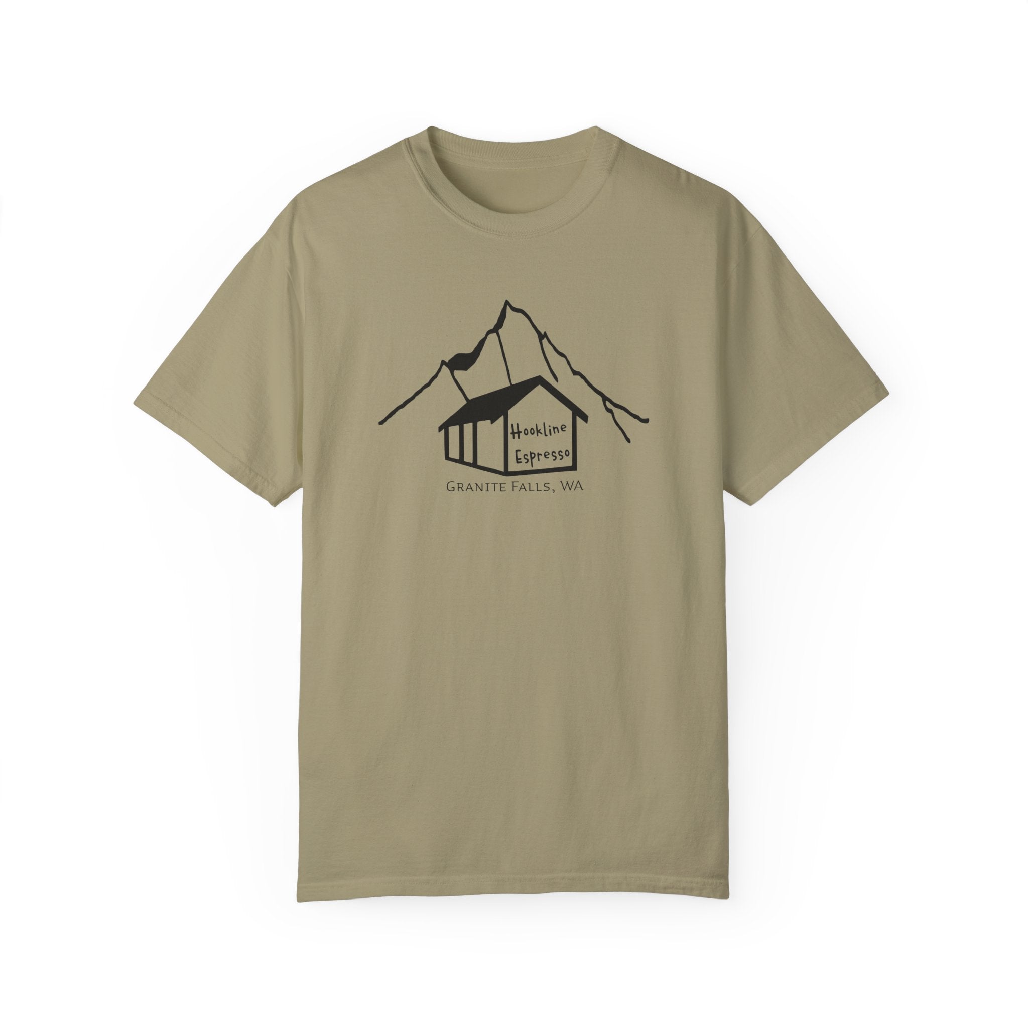 Granite Falls Mountain Espresso Unisex T-Shirt - Adventure Awaits