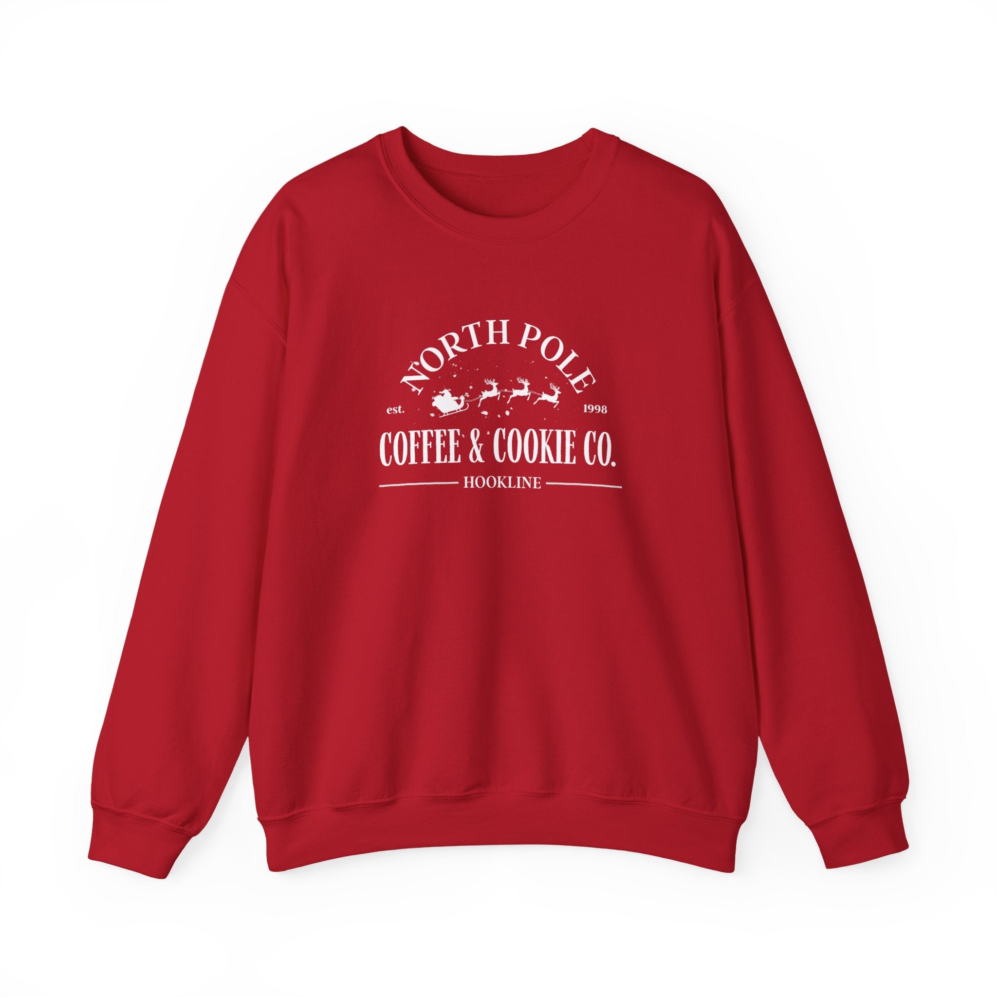 North Pole Coffee & Cookie Hookline Sweatshirt