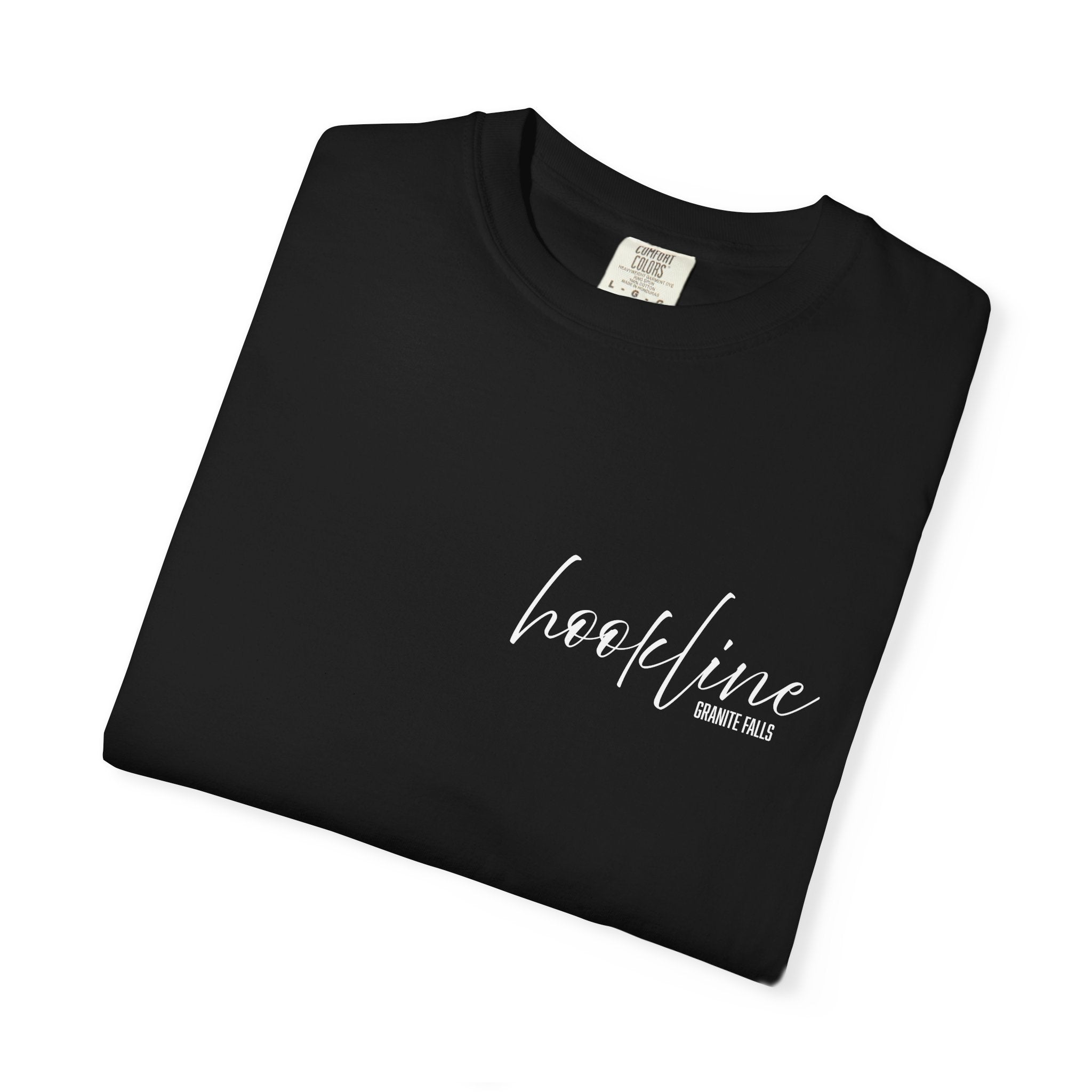 Hookline White Font T-shirt