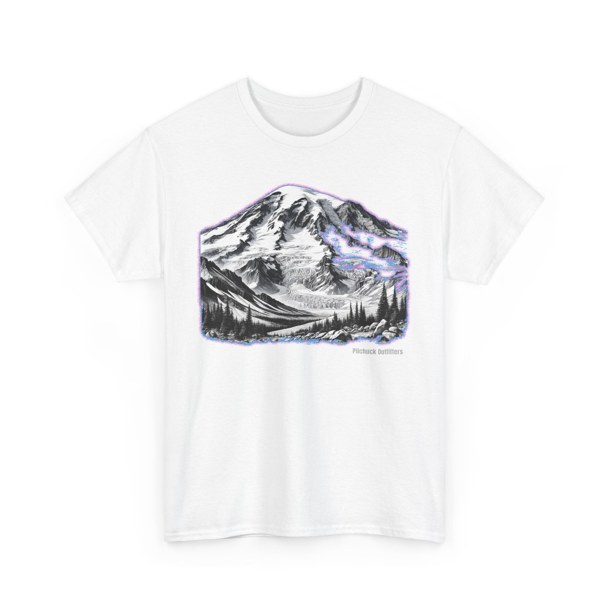 Mount Rainer Neon Unisex Heavy Cotton Tee