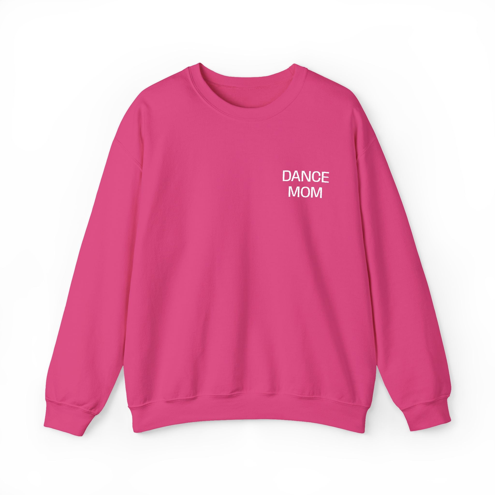 DANCE MOM White Embroidered Sweatshirt