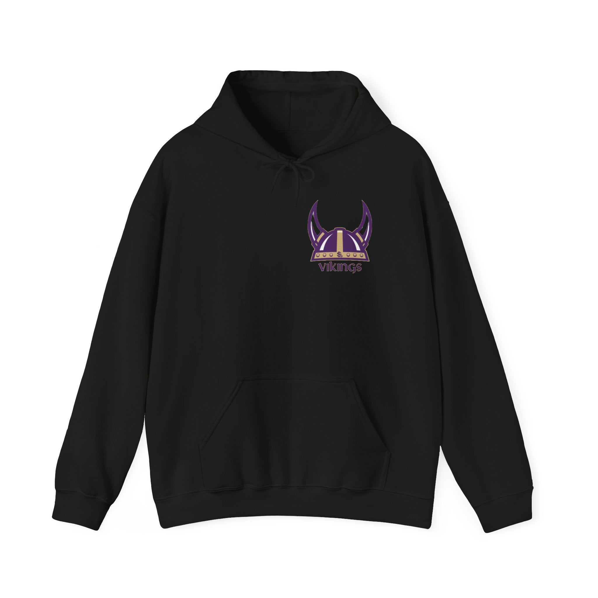 Vikings Helmet Logo Hoodie