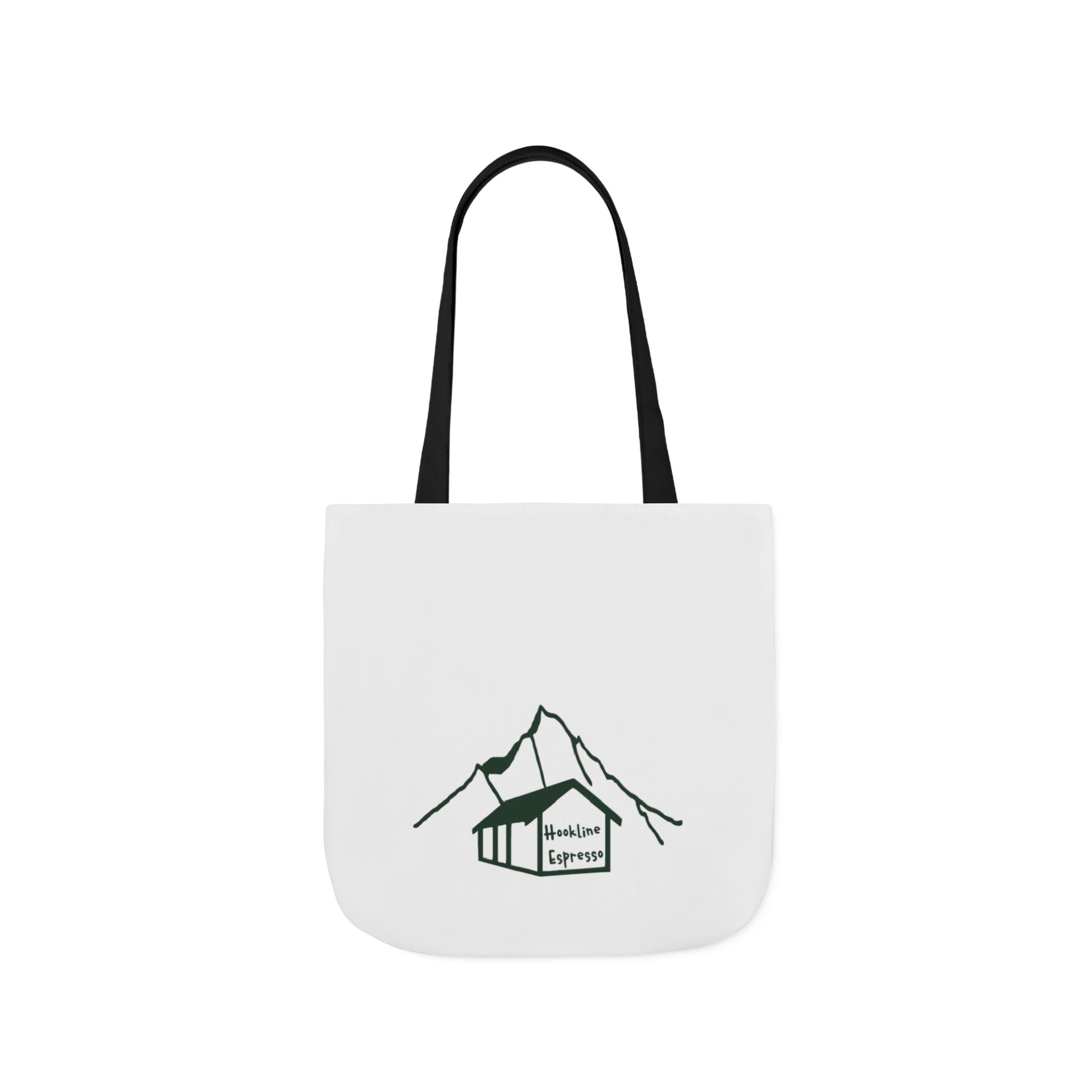 Hookline Espresso — Canvas Tote