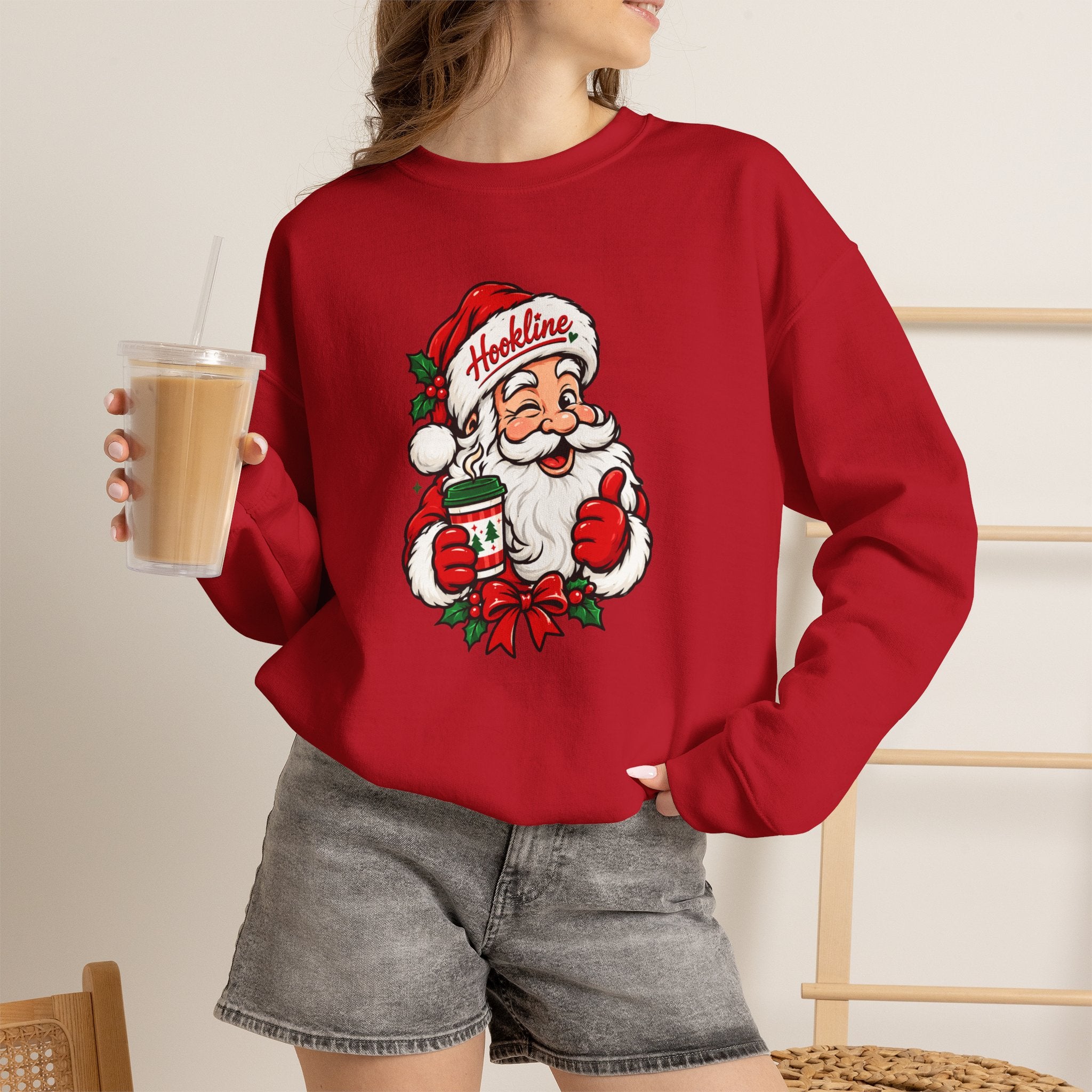 Santa Hookline Crewneck Sweatshirt — 2026