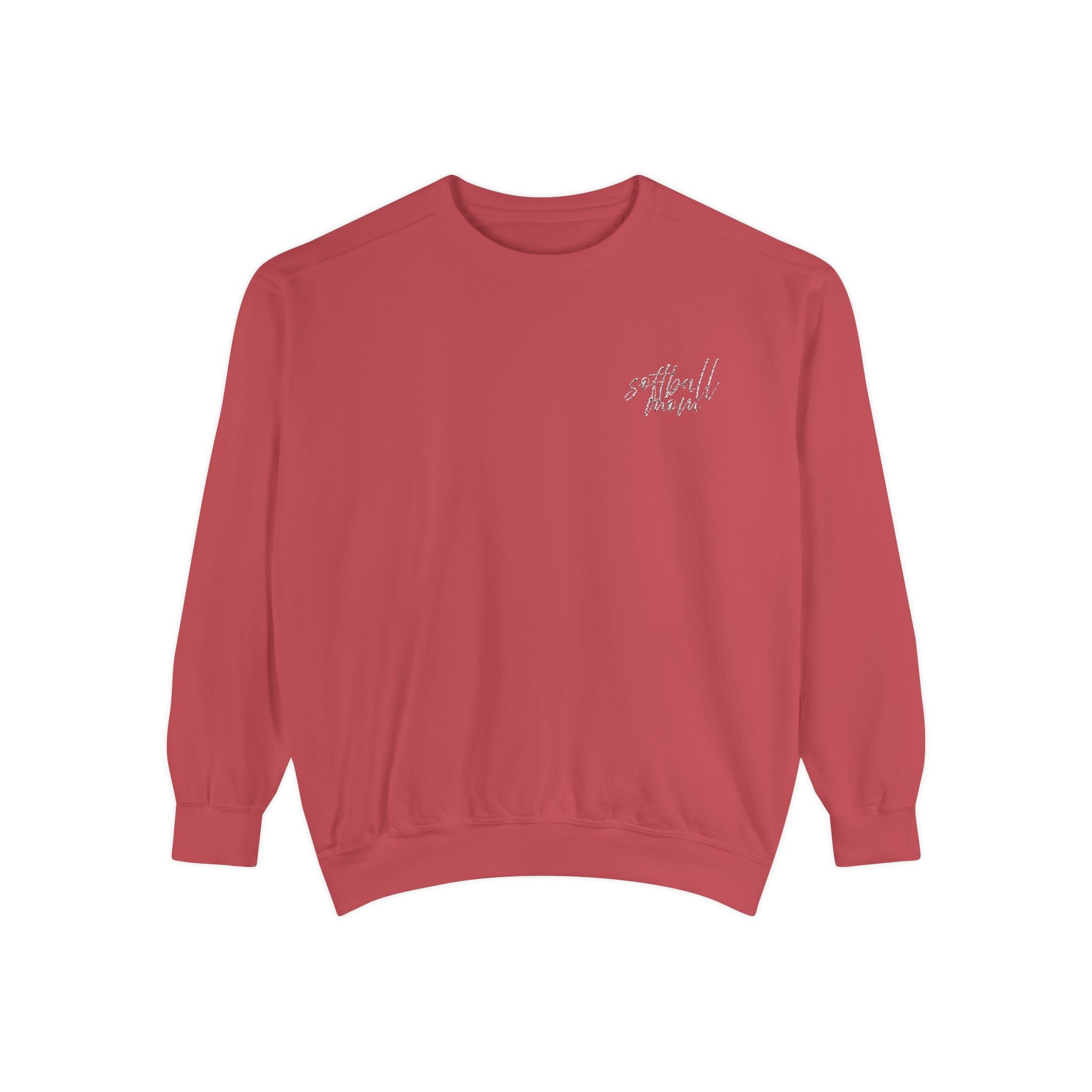 Softball Mom Embroidered Sweatshirt