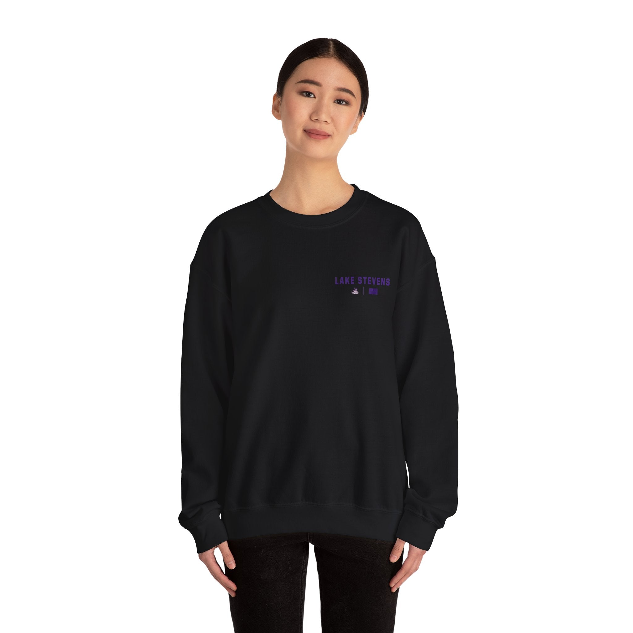Lake Stevens Vikings Sweatshirt – Minimalist School Spirit Crewneck