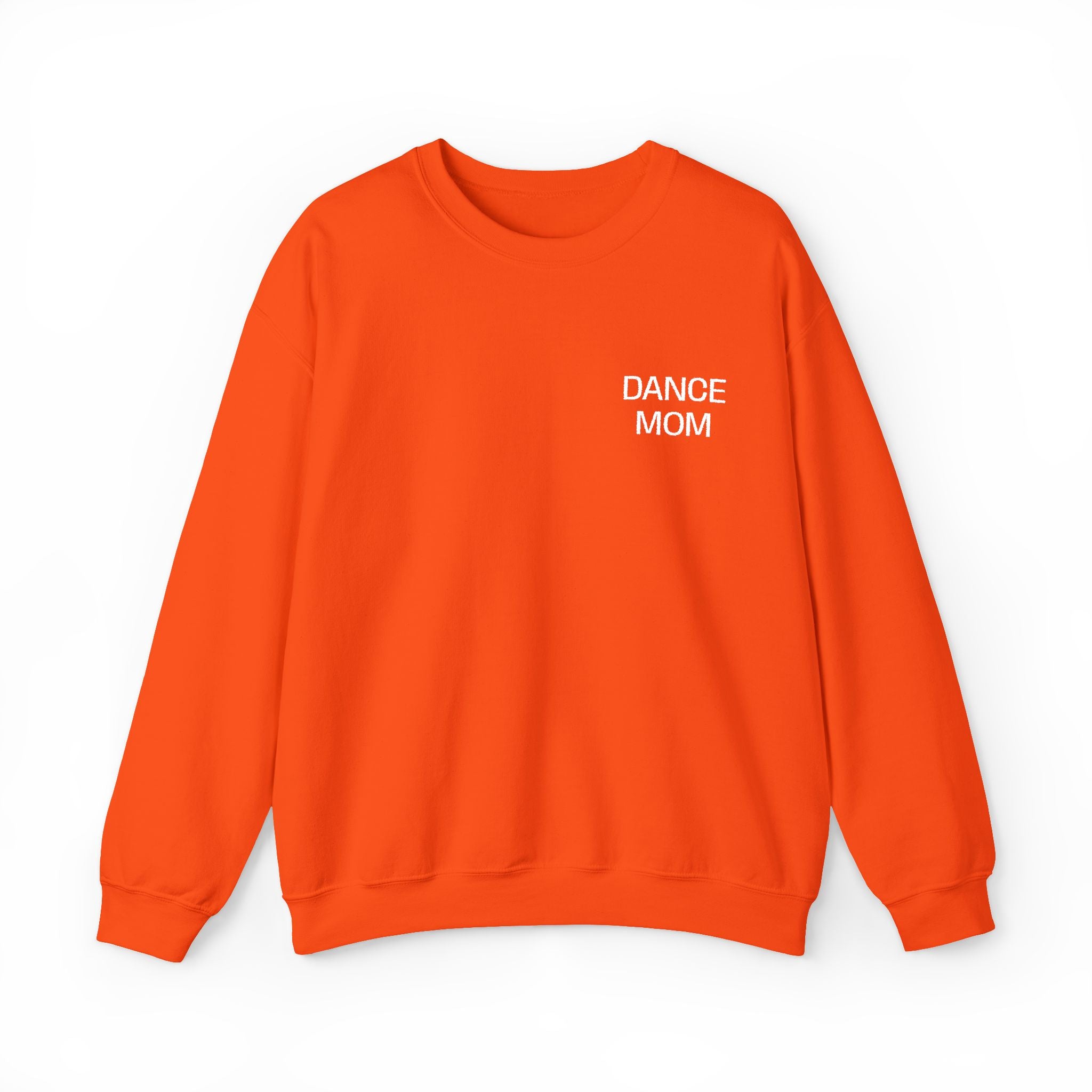 DANCE MOM White Embroidered Sweatshirt