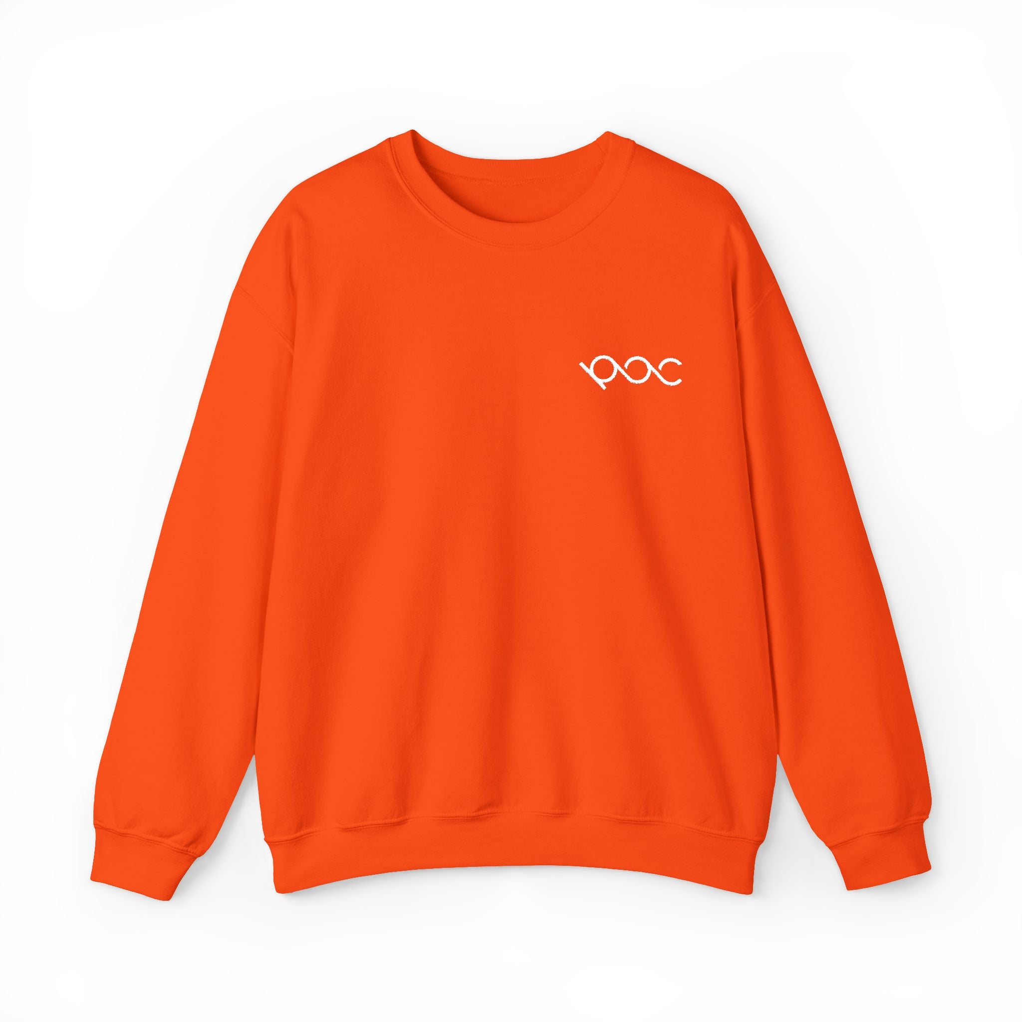 PAC White Embroidered Sweatshirt
