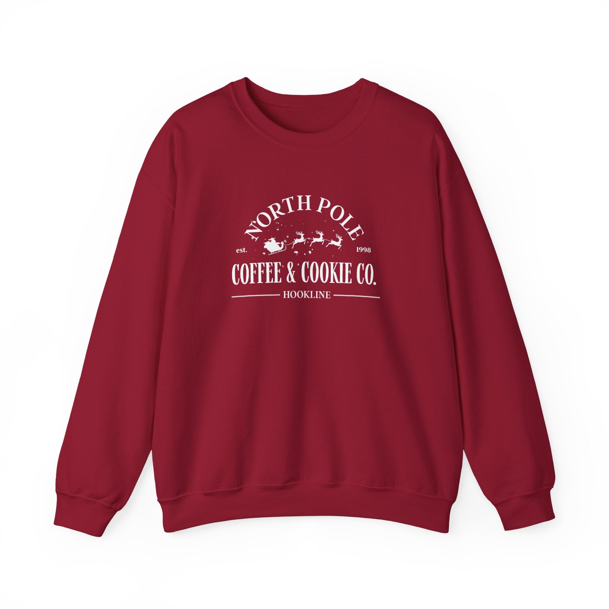 North Pole Coffee & Cookie Hookline Sweatshirt