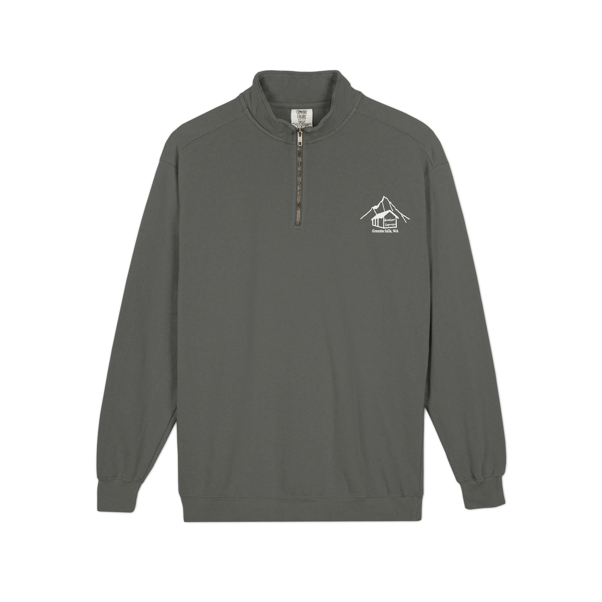 Quarter-Zip Sweatshirt — Hookline Espresso