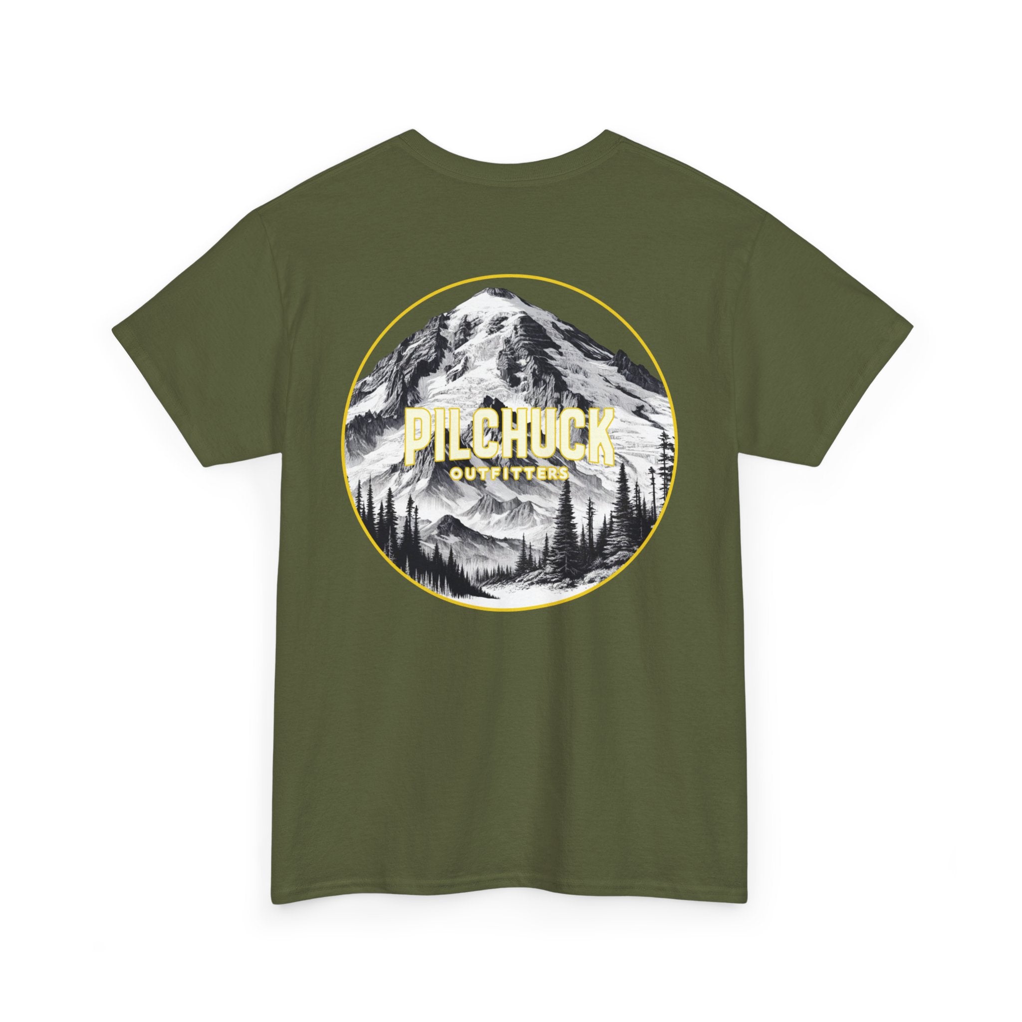 Mount Baker Circle Unisex Heavy Cotton Tee