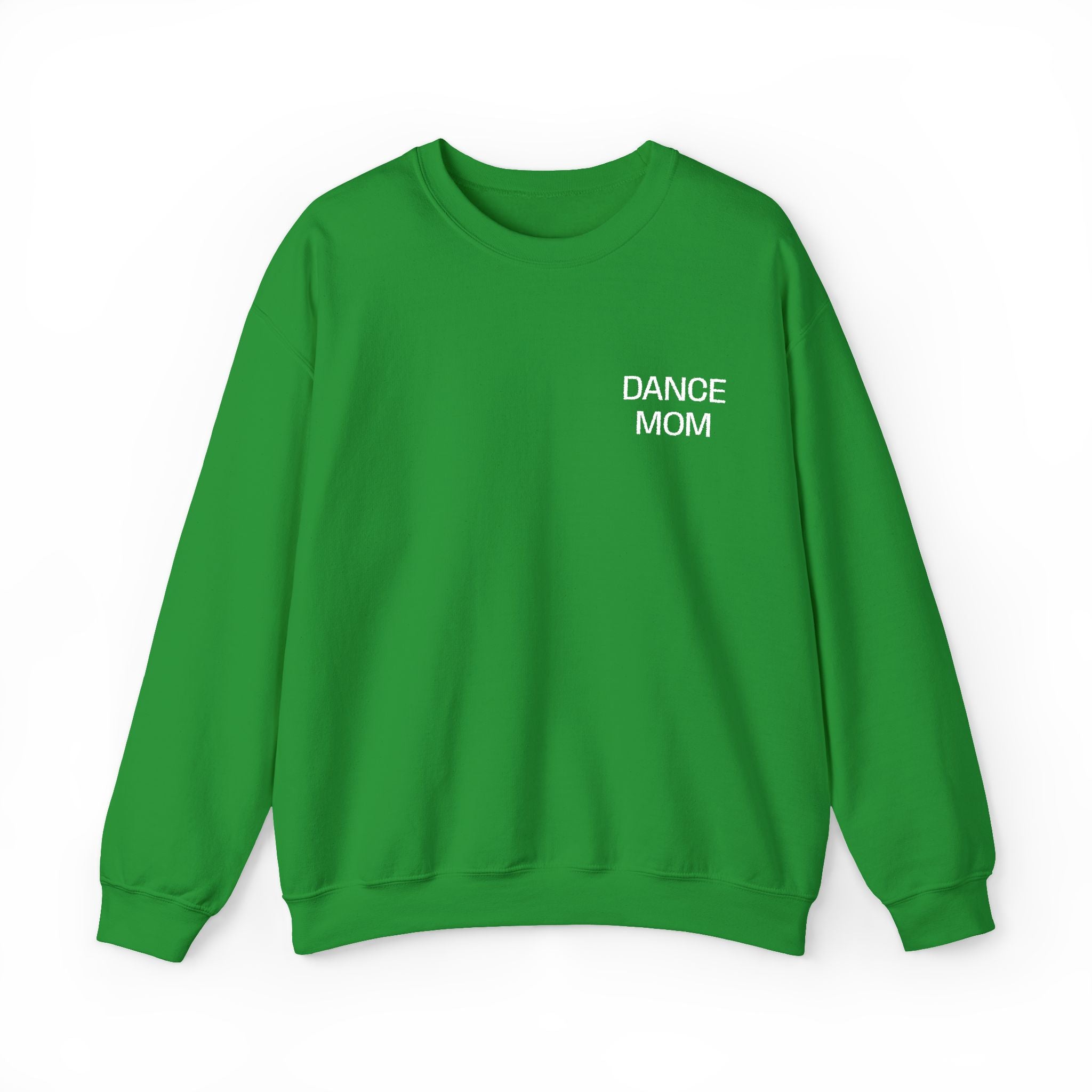 DANCE MOM White Embroidered Sweatshirt