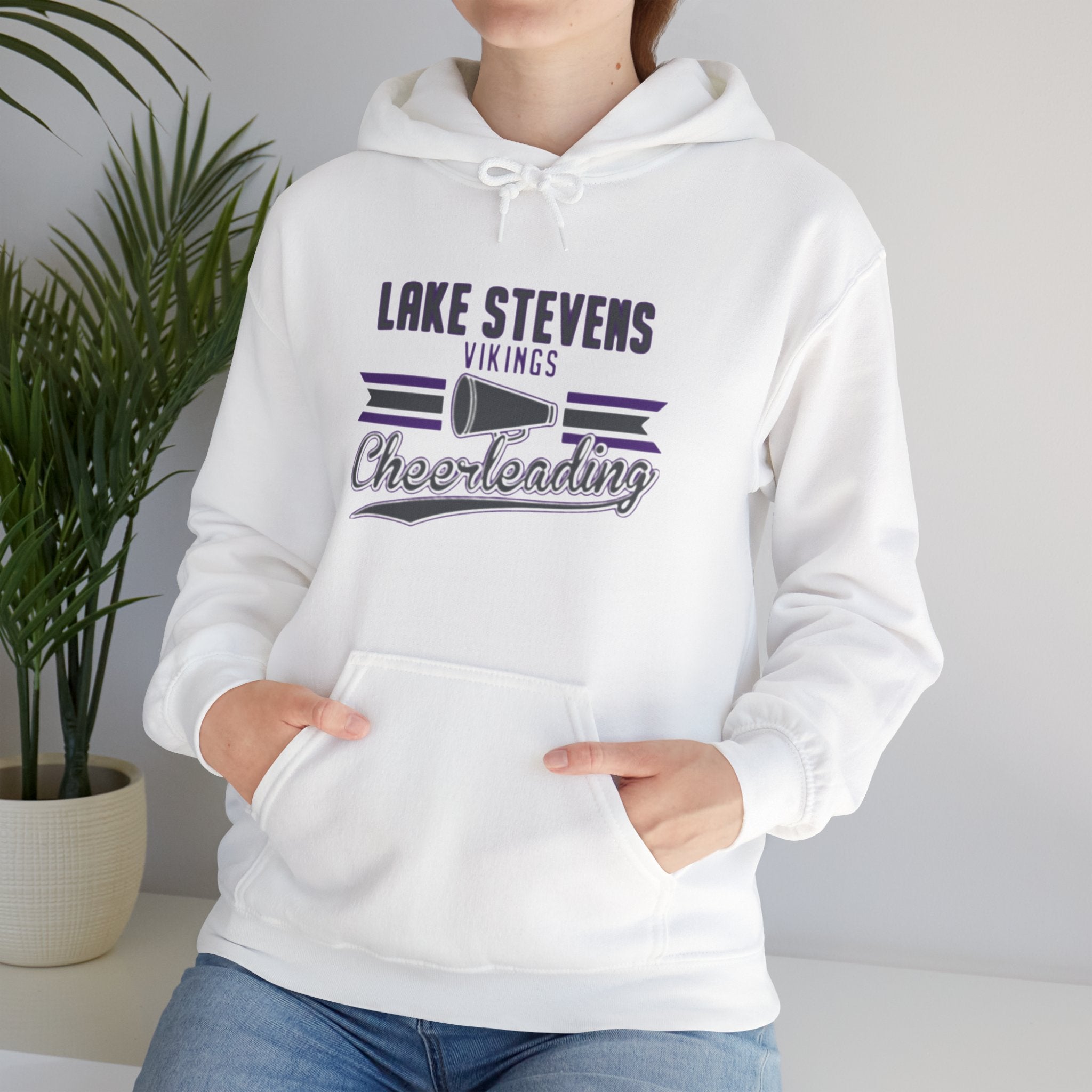 Lake Stevens Vikings Hoodie — Cheer Megaphone