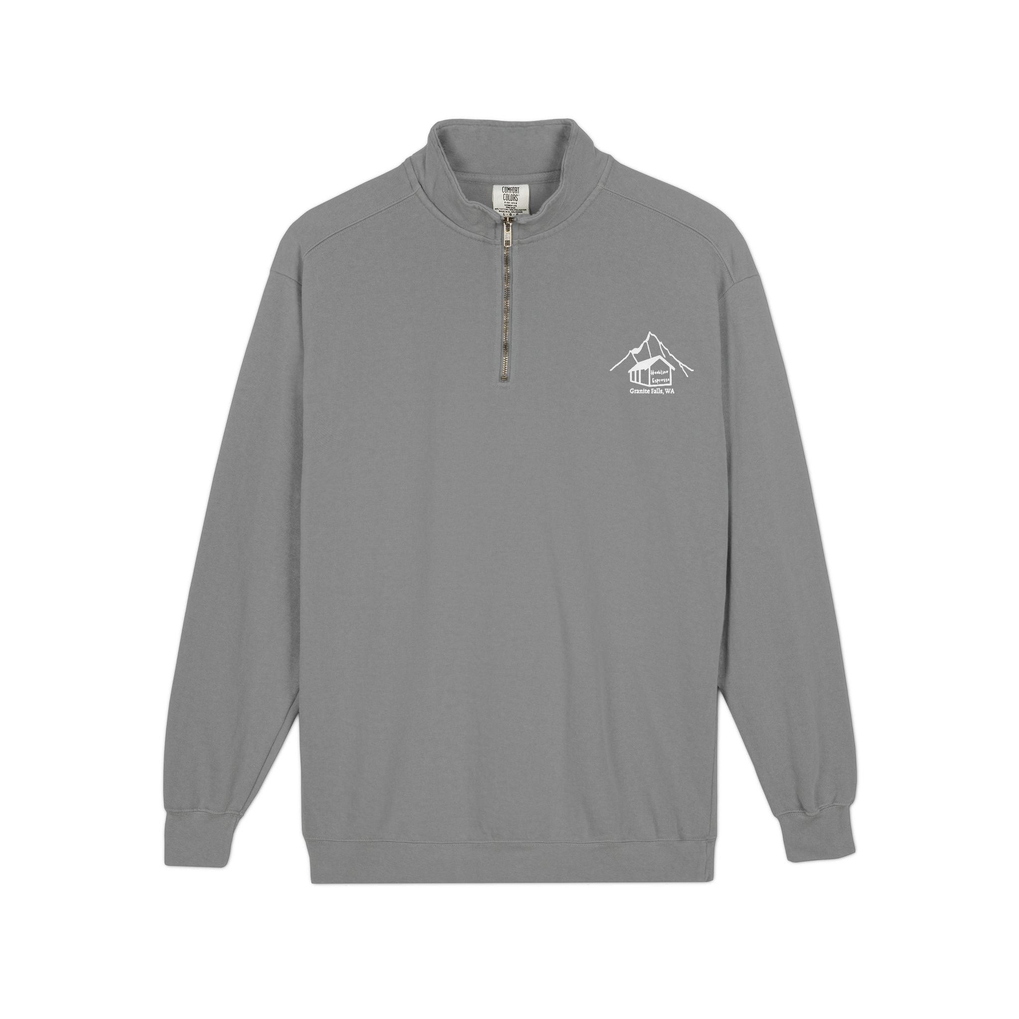 Quarter-Zip Sweatshirt — Hookline Espresso