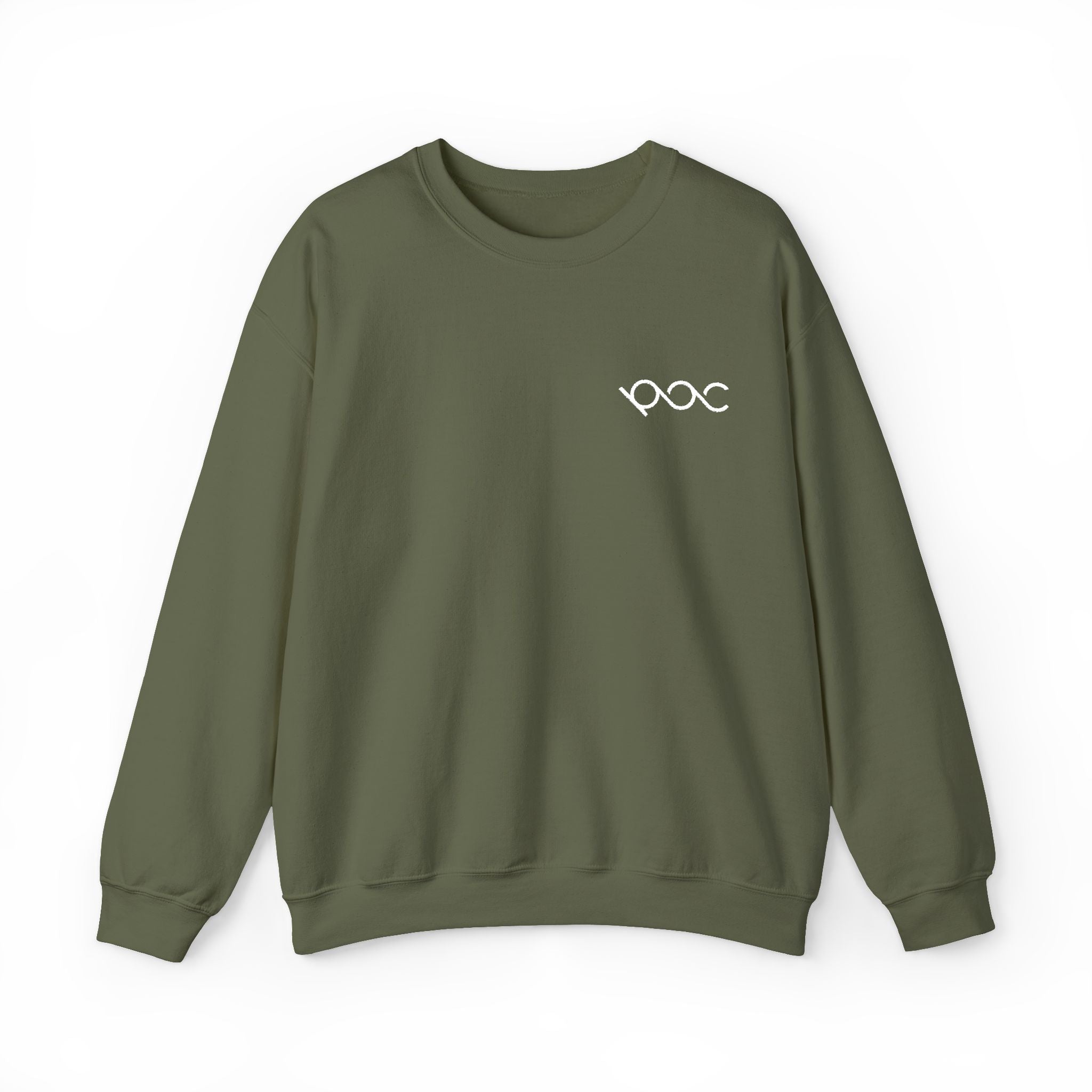 PAC White Embroidered Sweatshirt