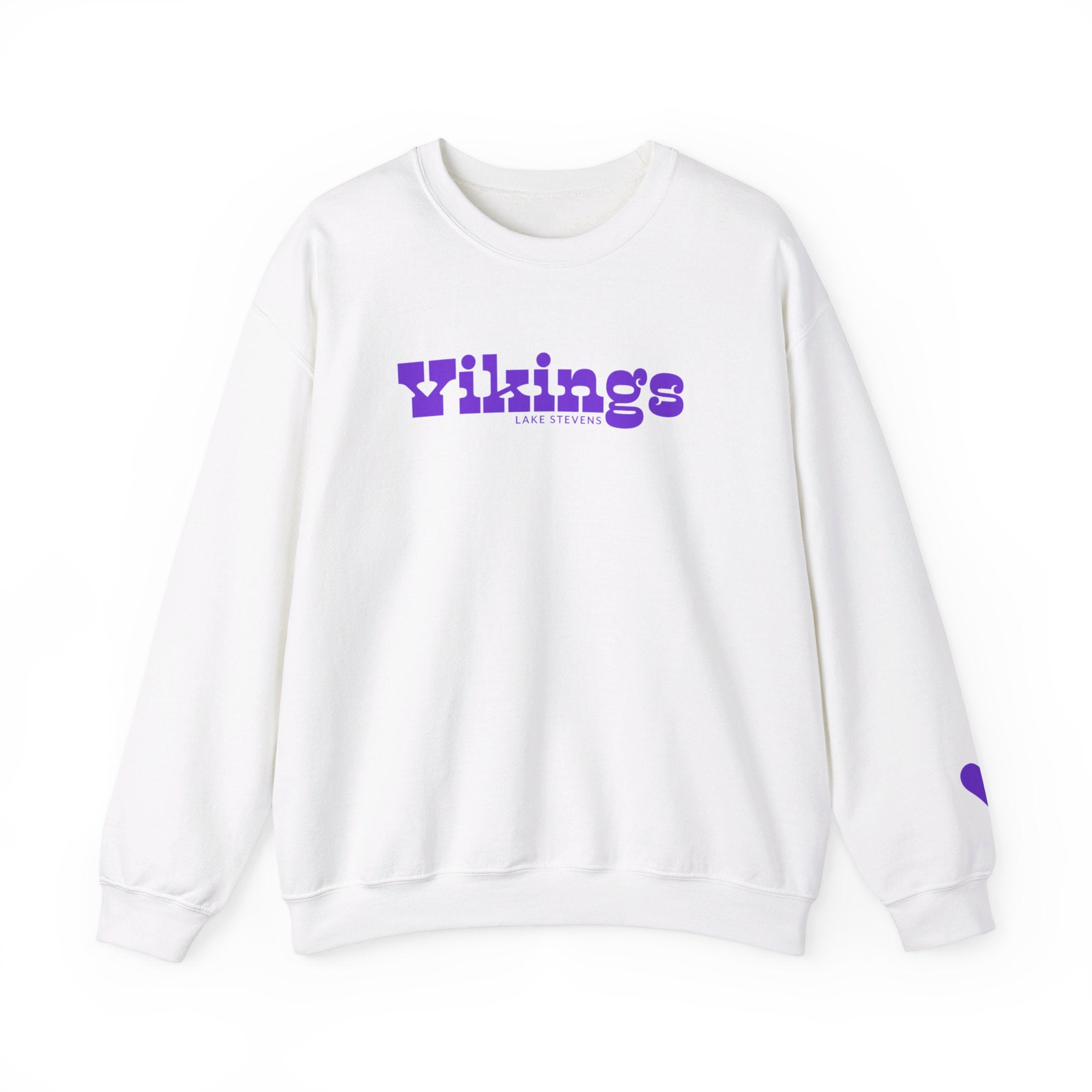Lake Stevens Viking with Heart Sweatshirt